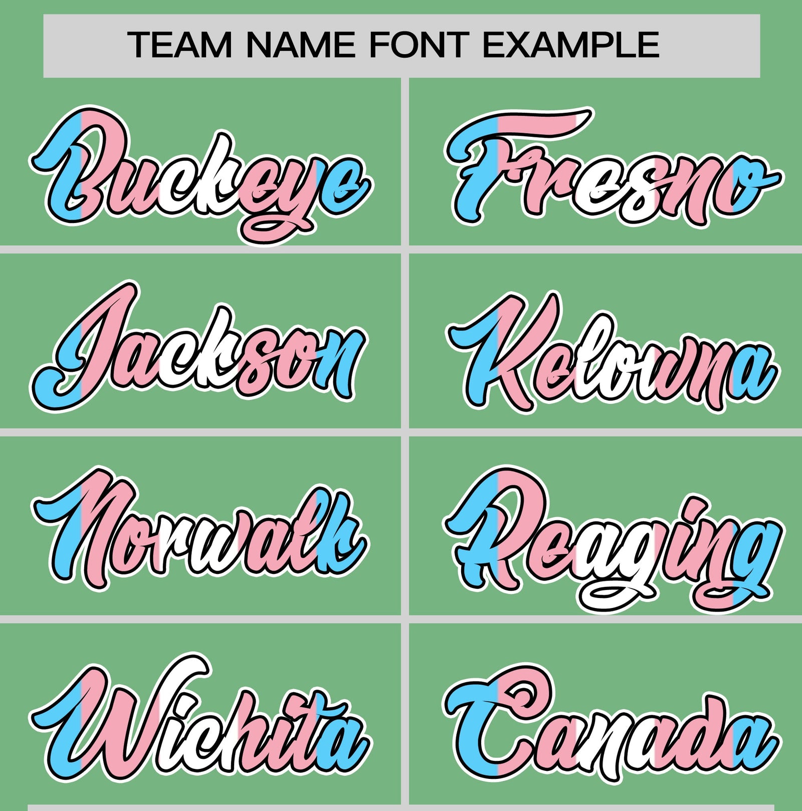 Custom Green Powder Blue White Transgender For Pride Month Classic Style Baseball Jersey| KXKSHOP