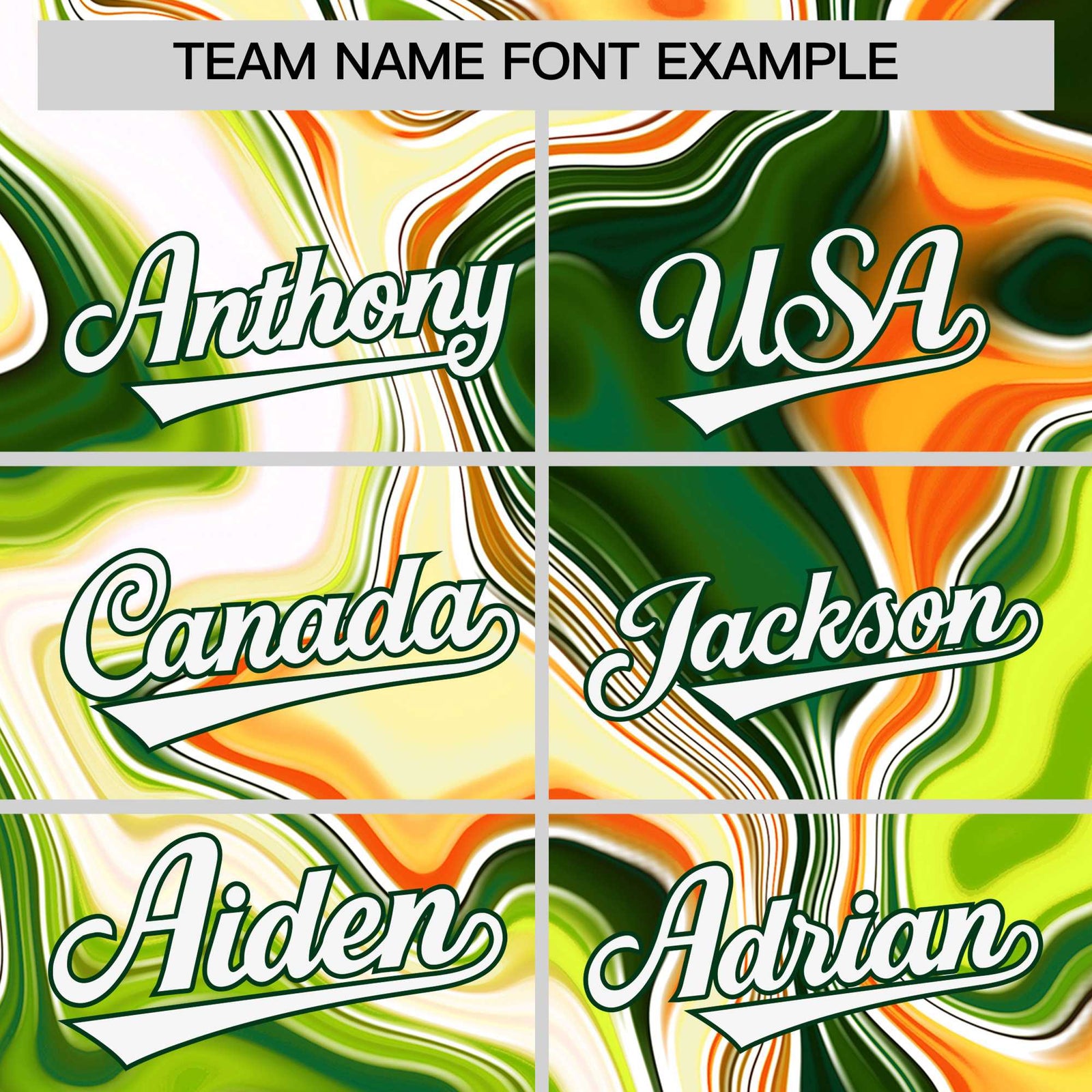 Custom Green Split Fashion Fluid Pattern Authentic Baseball Jersey