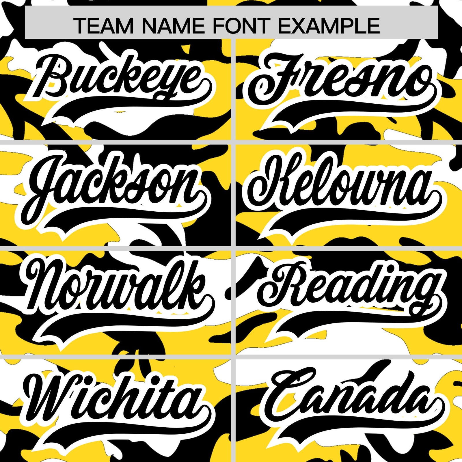 Custom Gold Black White Camo Gradient Fashion Baseball Jersey | Perfect for Training,Sublimation Printed & Stitched,Add Name and Numbern,Perfect for Teams | KXKSHOP