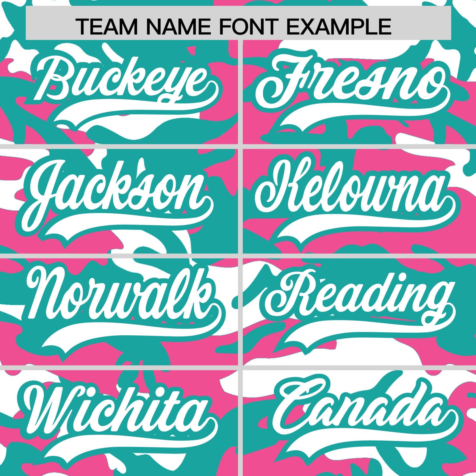 Custom Aqua Pink White Camo Gradient Fashion Baseball Jersey | Perfect for Training,Sublimation Printed & Stitched,Add Name and Numbern,Perfect for Teams | KXKSHOP