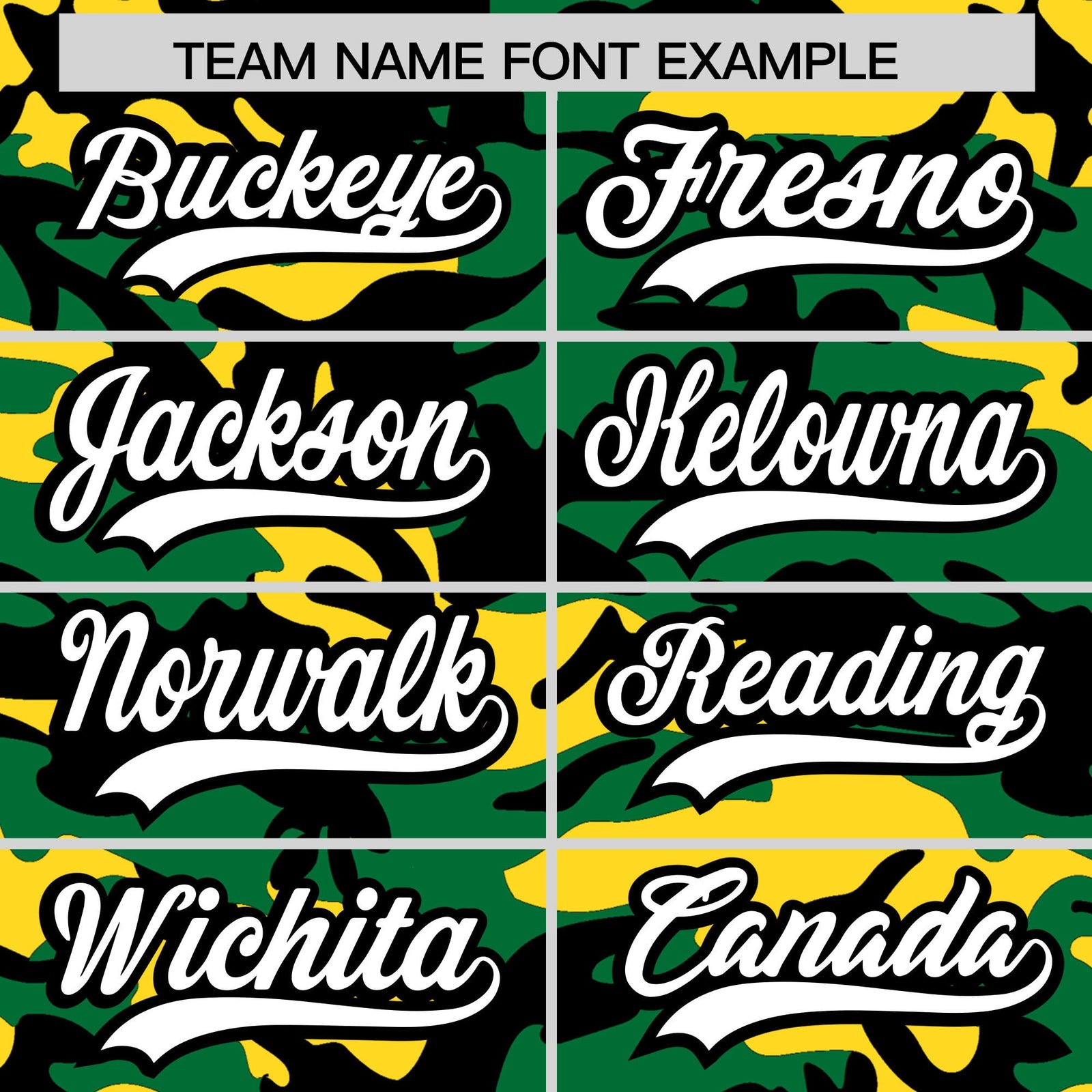 Custom Kelly Green Gold Black Camo Gradient Fashion Baseball Jersey | Perfect for Training,Sublimation Printed & Stitched,Add Name and Numbern,Perfect for Teams | KXKSHOP