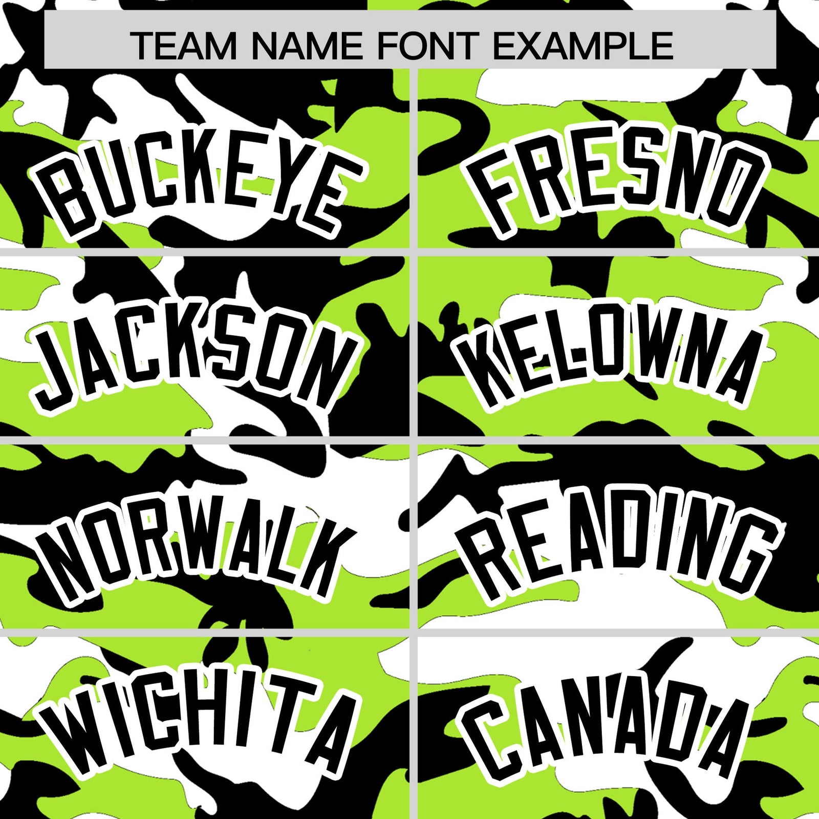 Custom Neon Green Black White Camo Gradient Fashion Baseball Jersey | Perfect for Training,Sublimation Printed & Stitched,Add Name and Numbern,Perfect for Teams | KXKSHOP