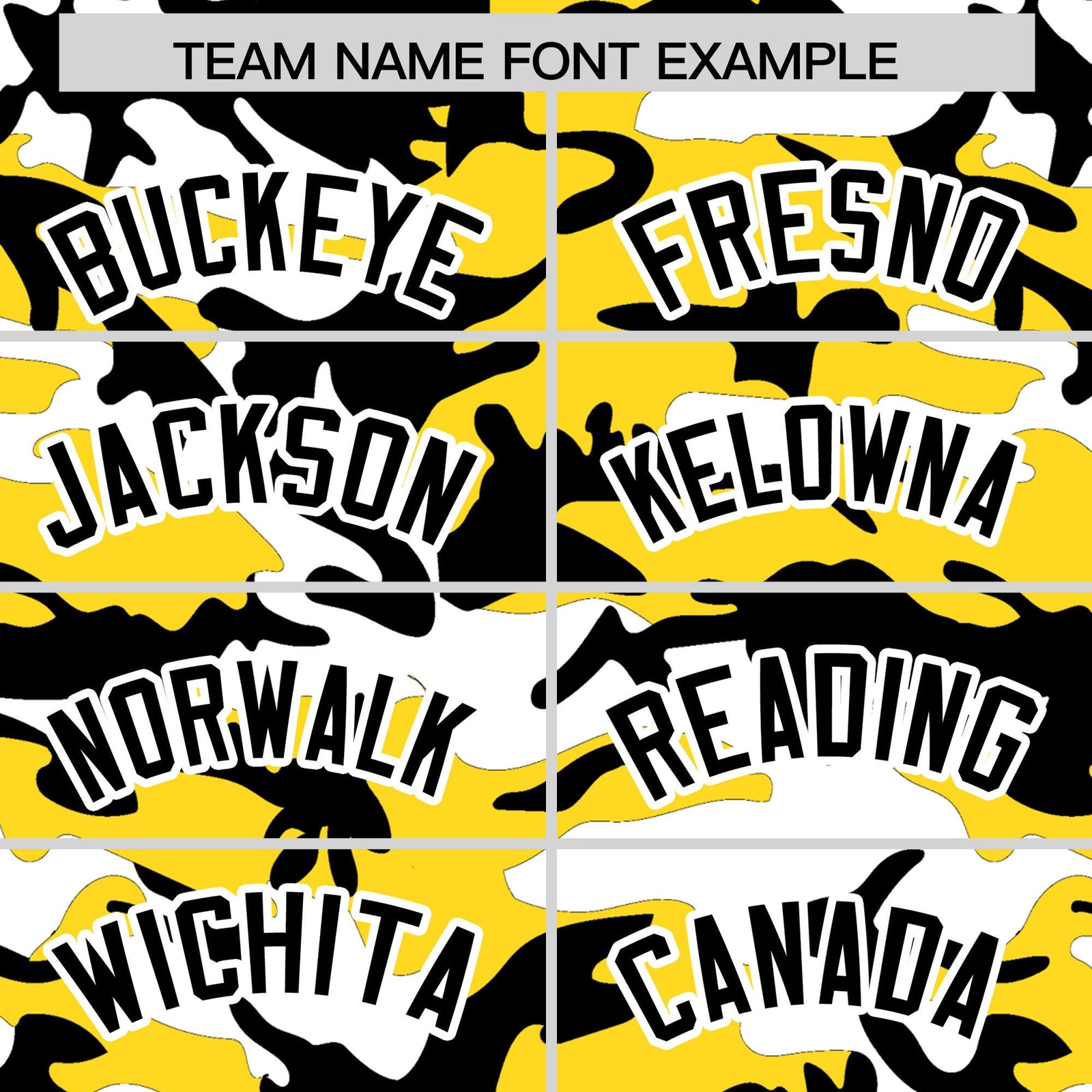 Custom Gold Black White Camo Gradient Fashion Baseball Jersey | Perfect for Training,Sublimation Printed & Stitched,Add Name and Numbern,Perfect for Teams | KXKSHOP