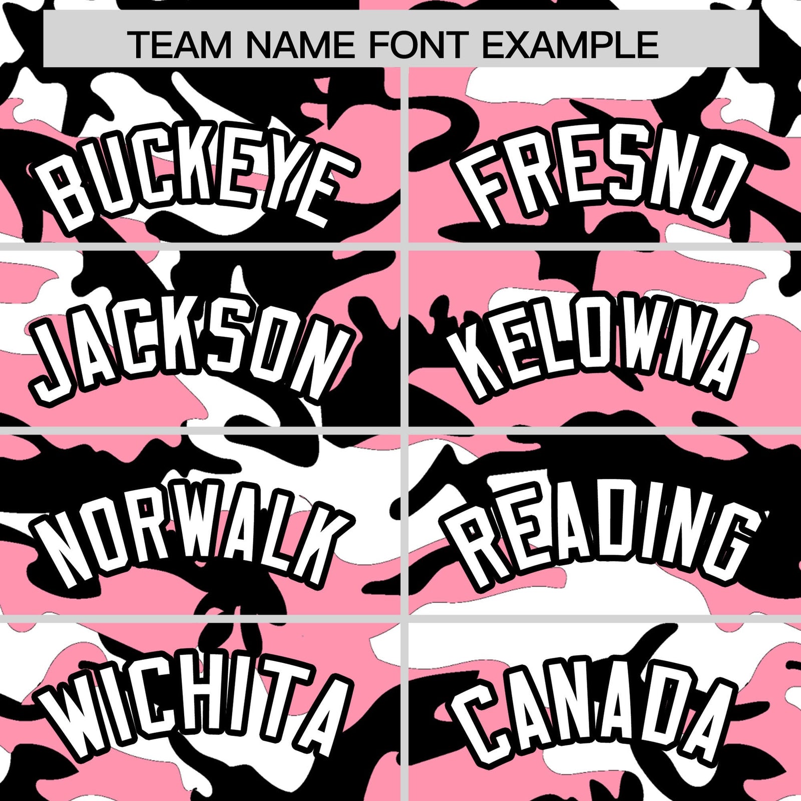 Custom Light Pink Black White Camo Gradient Fashion Baseball Jersey | Perfect for Training,Sublimation Printed & Stitched,Add Name and Numbern,Perfect for Teams | KXKSHOP