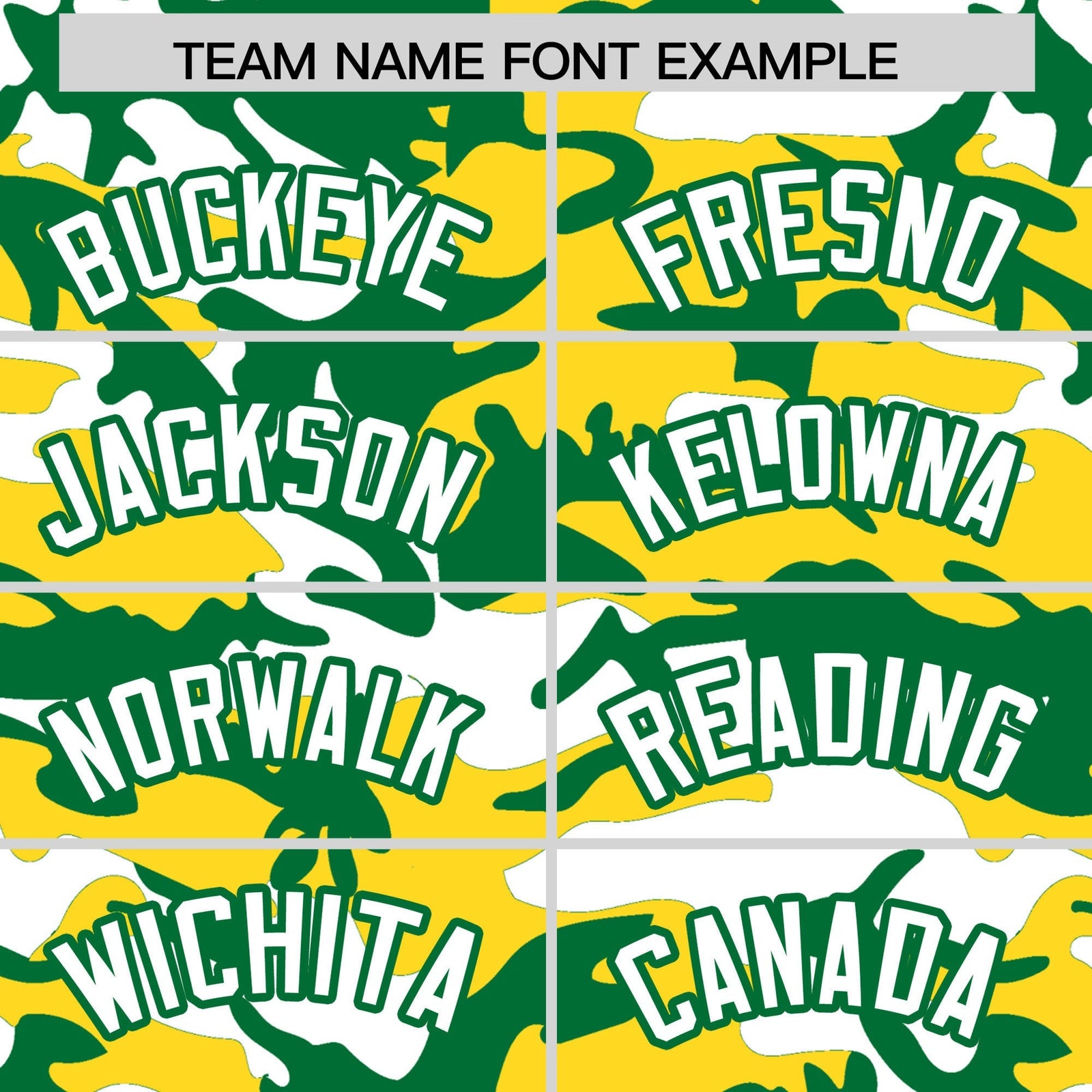 Custom Gold Kelly Green White Camo Gradient Fashion Baseball Jersey | Perfect for Training,Sublimation Printed & Stitched,Add Name and Numbern,Perfect for Teams | KXKSHOP