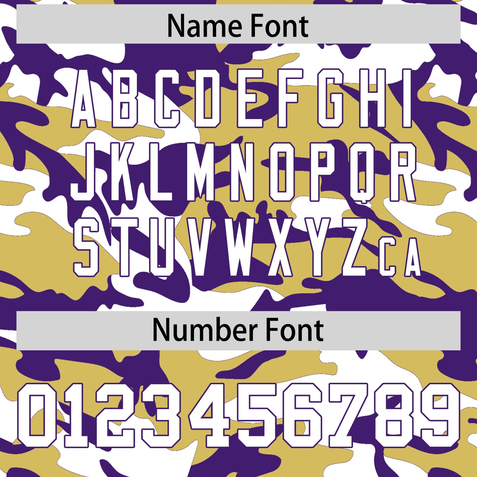 Custom Old Gold Purple White Camo Gradient Fashion Baseball Jersey | Perfect for Training,Sublimation Printed & Stitched,Add Name and Numbern,Perfect for Teams | KXKSHOP