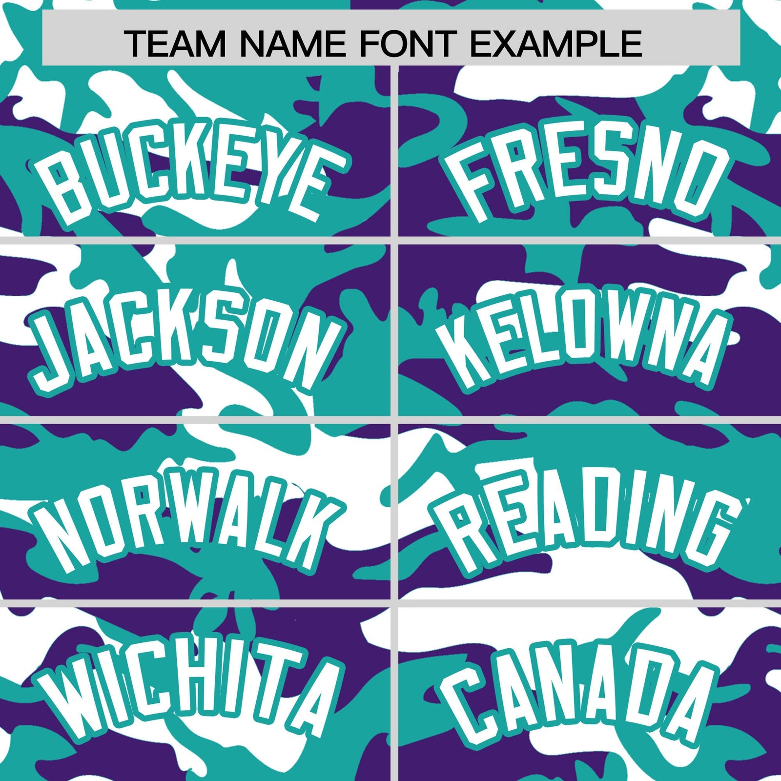 Custom Aqua Purple White Camo Gradient Fashion Baseball Jersey | Perfect for Training,Sublimation Printed & Stitched,Add Name and Numbern,Perfect for Teams | KXKSHOP