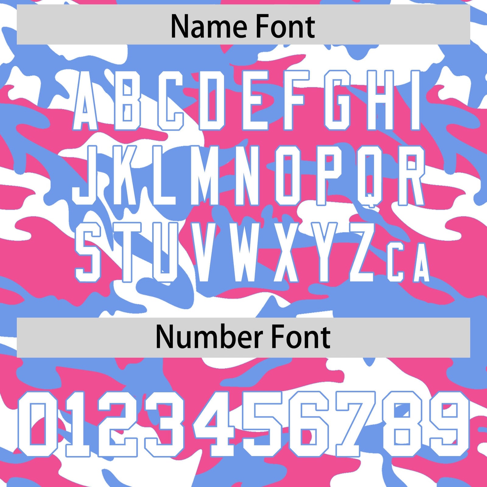 Custom Pink Light Blue White Camo Gradient Fashion Baseball Jersey | Perfect for Training,Sublimation Printed & Stitched,Add Name and Numbern,Perfect for Teams | KXKSHOP