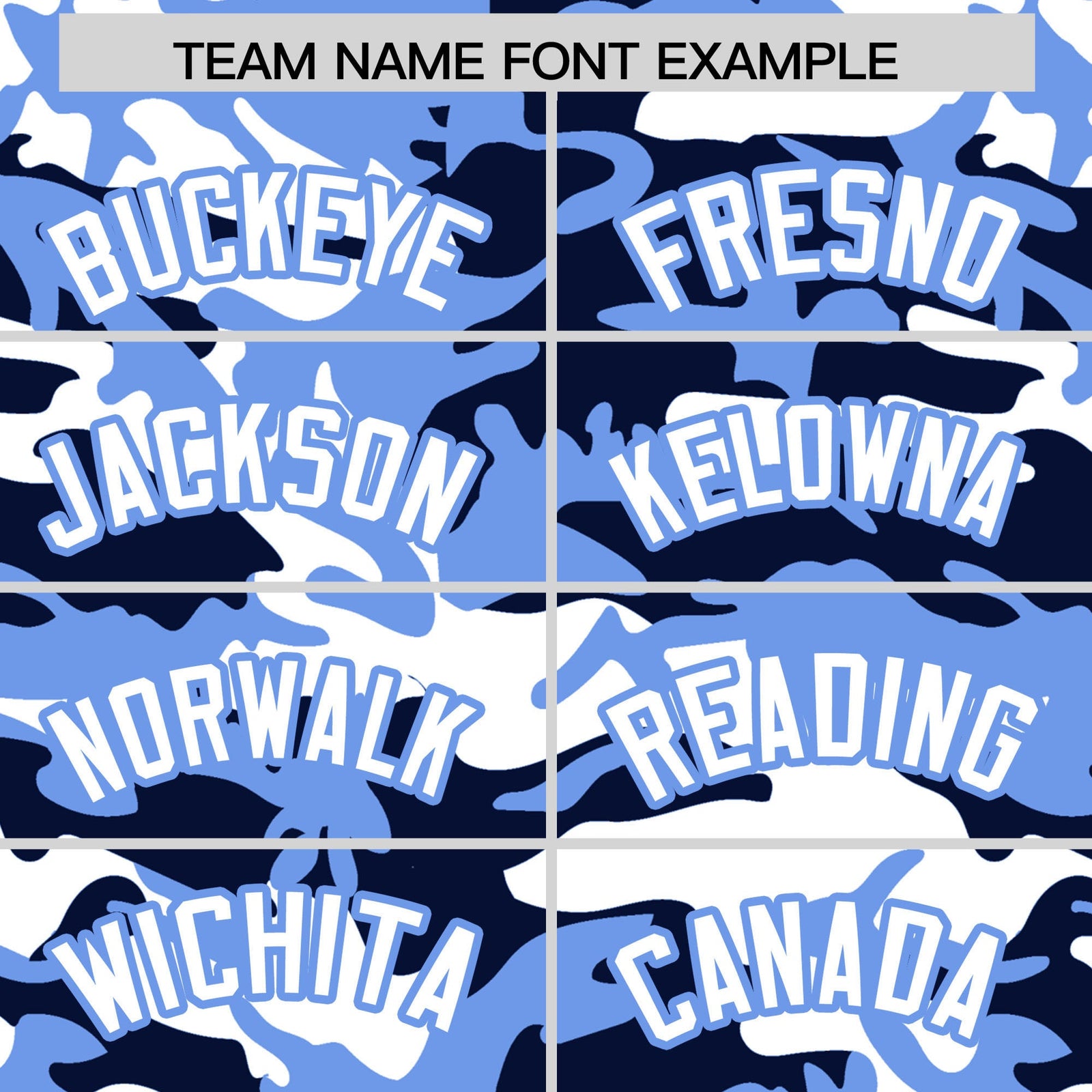 Custom Navy Light Blue White Camo Gradient Fashion Baseball Jersey | Perfect for Training,Sublimation Printed & Stitched,Add Name and Numbern,Perfect for Teams | KXKSHOP