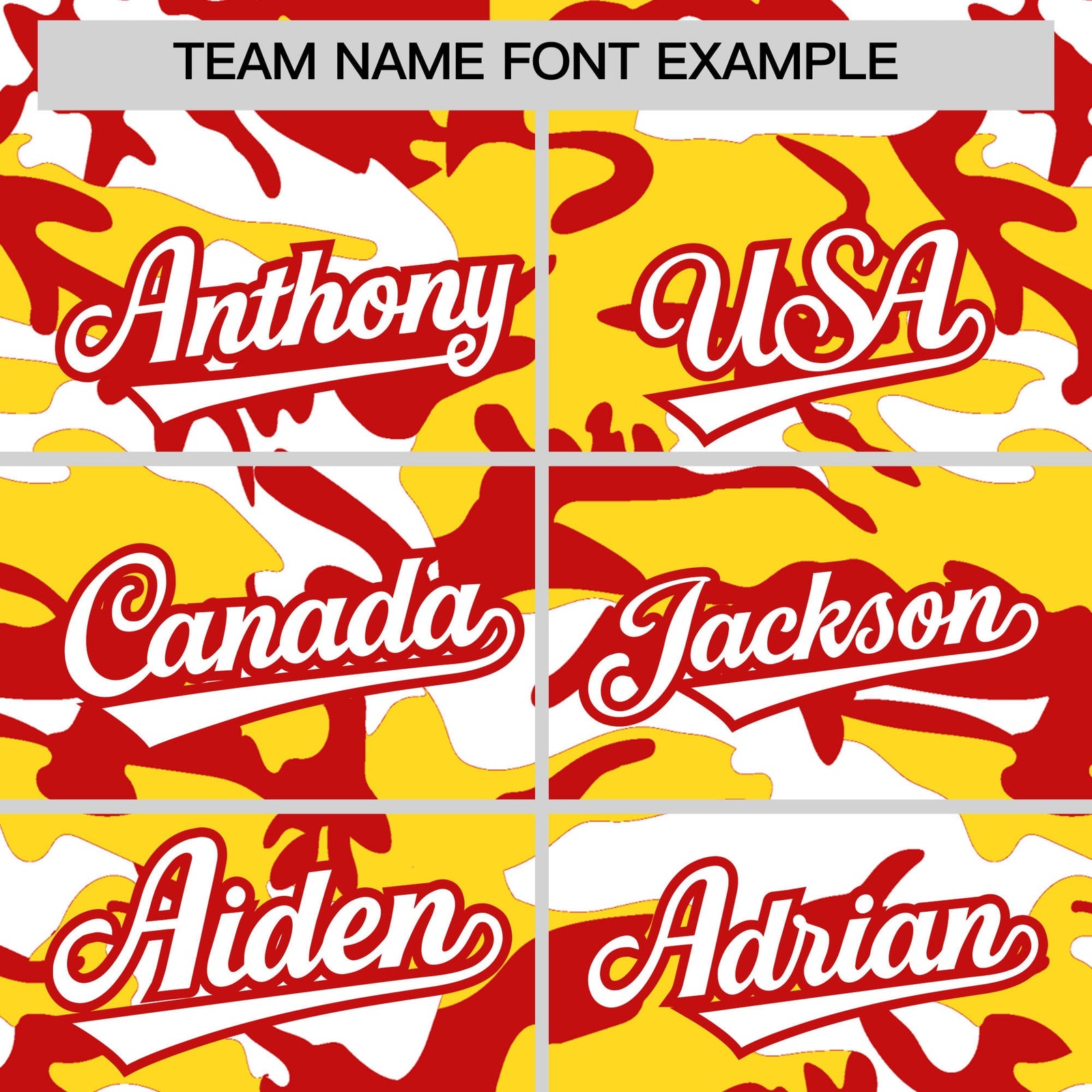 Custom Gold Red White Camo Gradient Fashion Baseball Jersey | Perfect for Training,Sublimation Printed & Stitched,Add Name and Numbern,Perfect for Teams | KXKSHOP