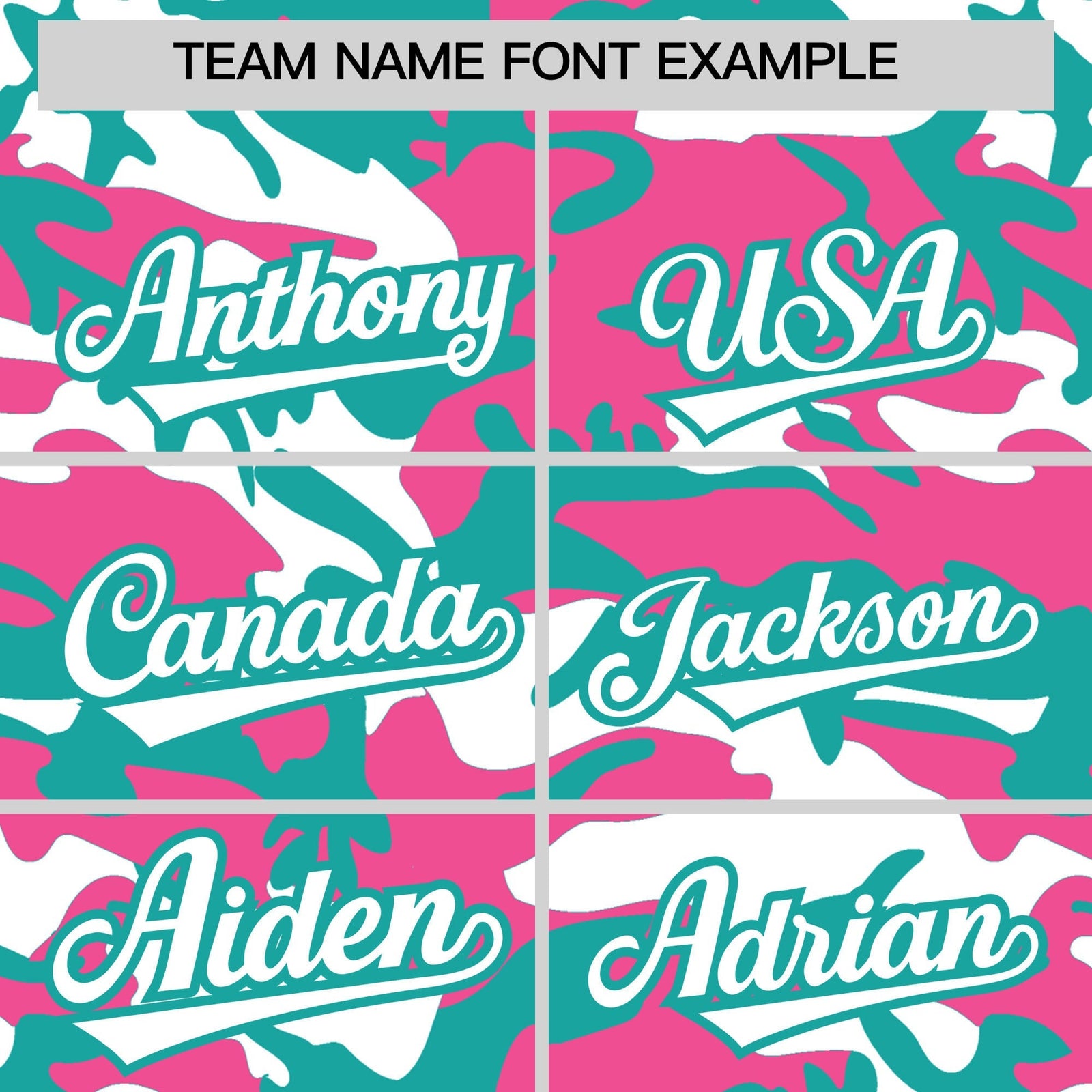 Custom Aqua Pink White Camo Gradient Fashion Baseball Jersey | Perfect for Training,Sublimation Printed & Stitched,Add Name and Numbern,Perfect for Teams | KXKSHOP