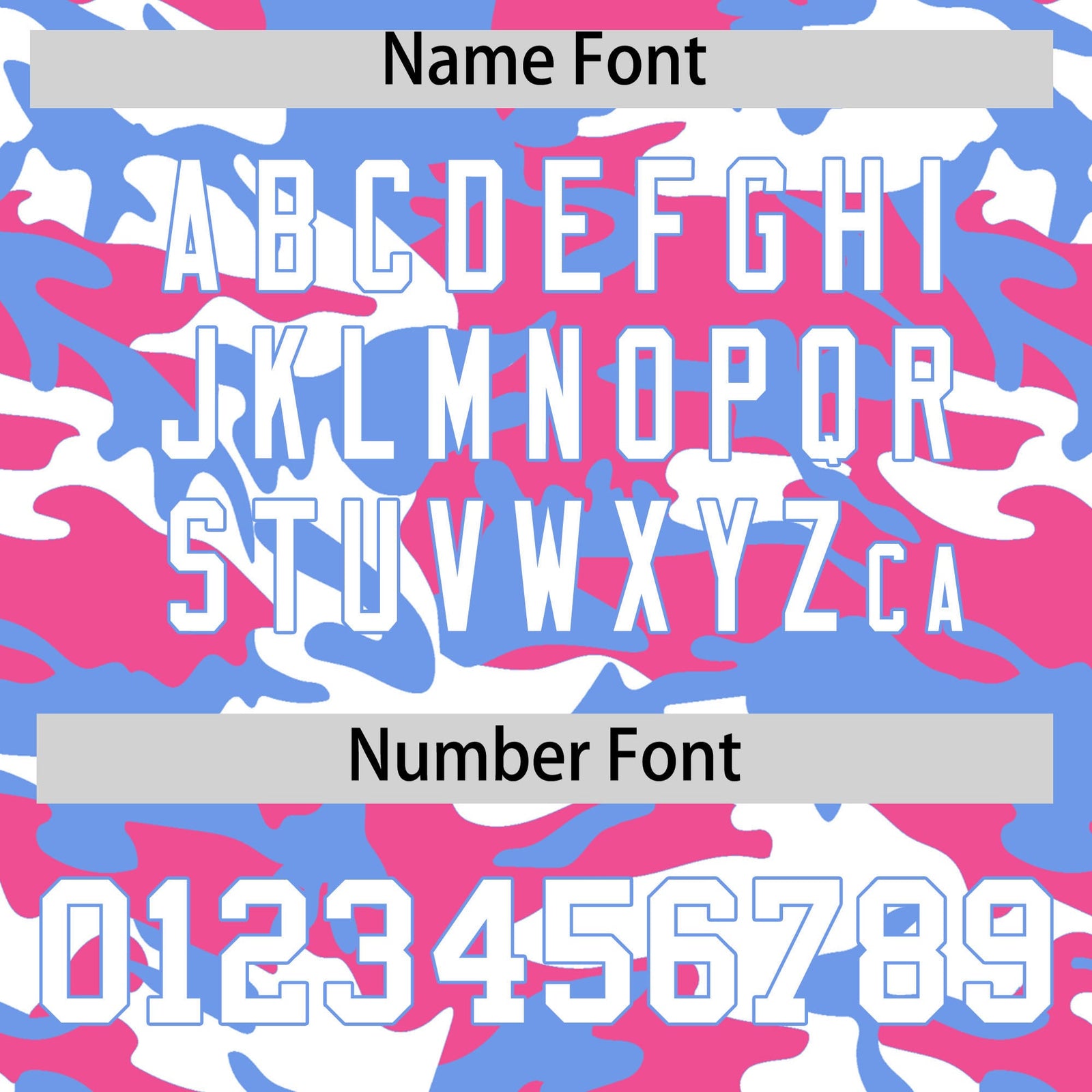 Custom Pink Light Blue White Camo Gradient Fashion Baseball Jersey | Perfect for Training,Sublimation Printed & Stitched,Add Name and Numbern,Perfect for Teams | KXKSHOP