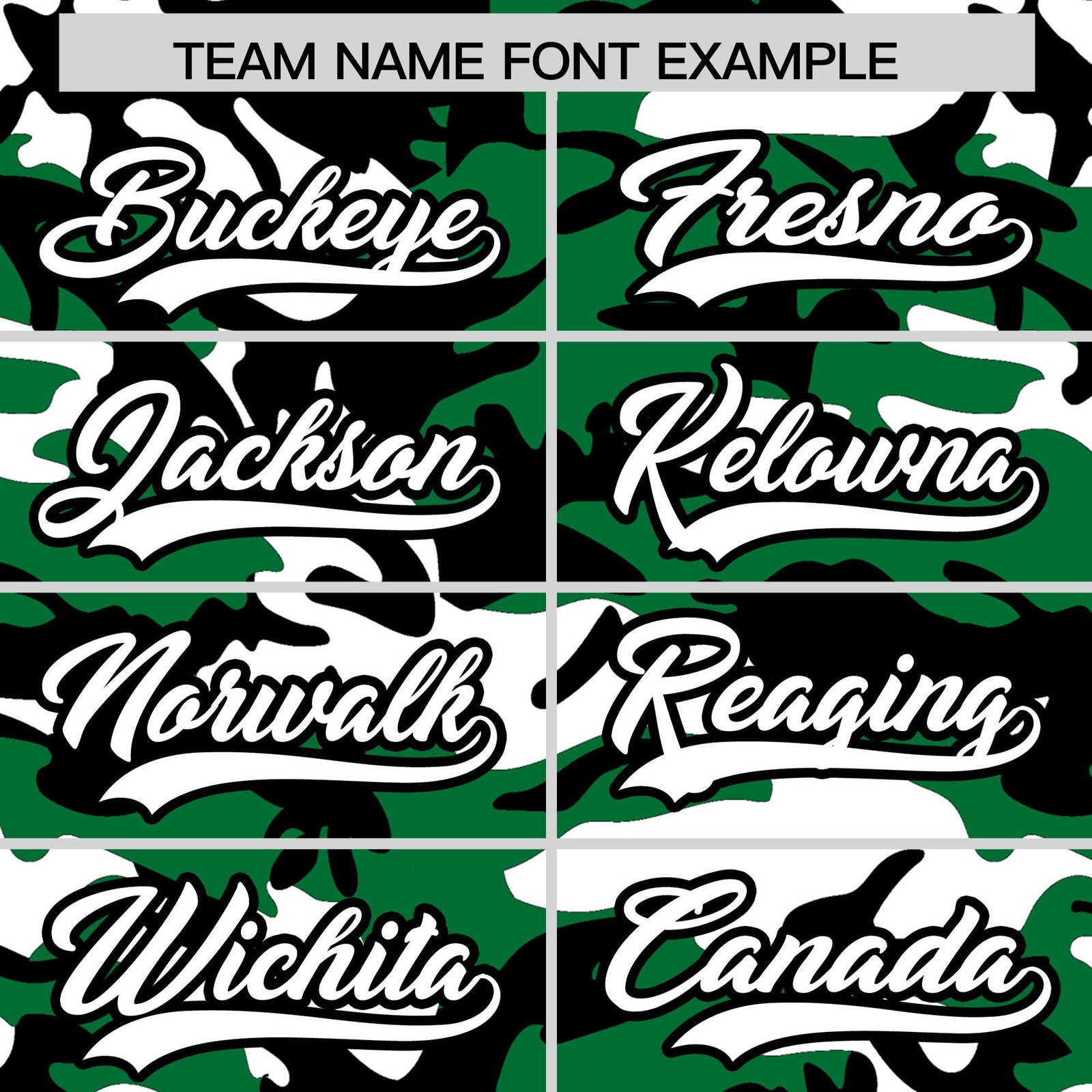 Custom Kelly Green White Black Camo Gradient Fashion Baseball Jersey | Perfect for Training,Sublimation Printed & Stitched,Add Name and Numbern,Perfect for Teams | KXKSHOP