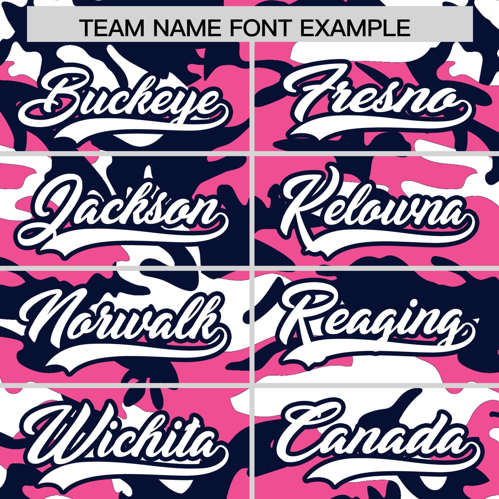 Custom Pink Navy White Camo Gradient Fashion Baseball Jersey | Perfect for Training,Sublimation Printed & Stitched,Add Name and Numbern,Perfect for Teams | KXKSHOP
