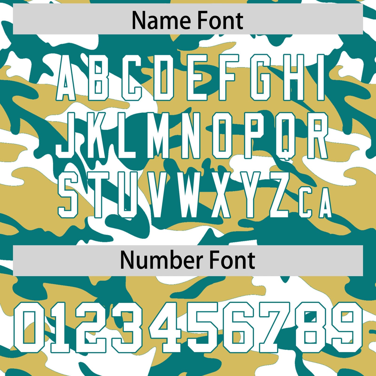 Custom Old Gold Teal White Camo Gradient Fashion Baseball Jersey | Perfect for Training,Sublimation Printed & Stitched,Add Name and Numbern,Perfect for Teams | KXKSHOP