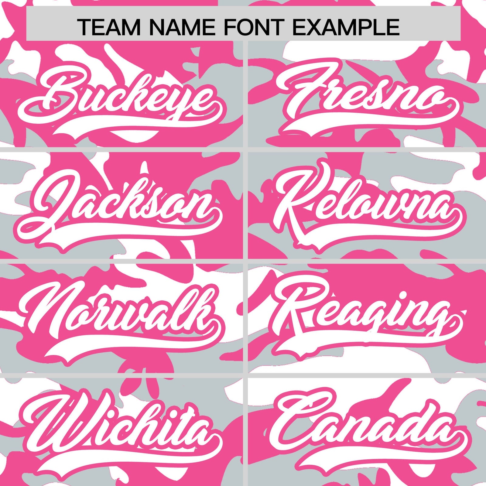 Custom Silver White Pink Camo Gradient Fashion Baseball Jersey | Perfect for Training,Sublimation Printed & Stitched,Add Name and Numbern,Perfect for Teams | KXKSHOP