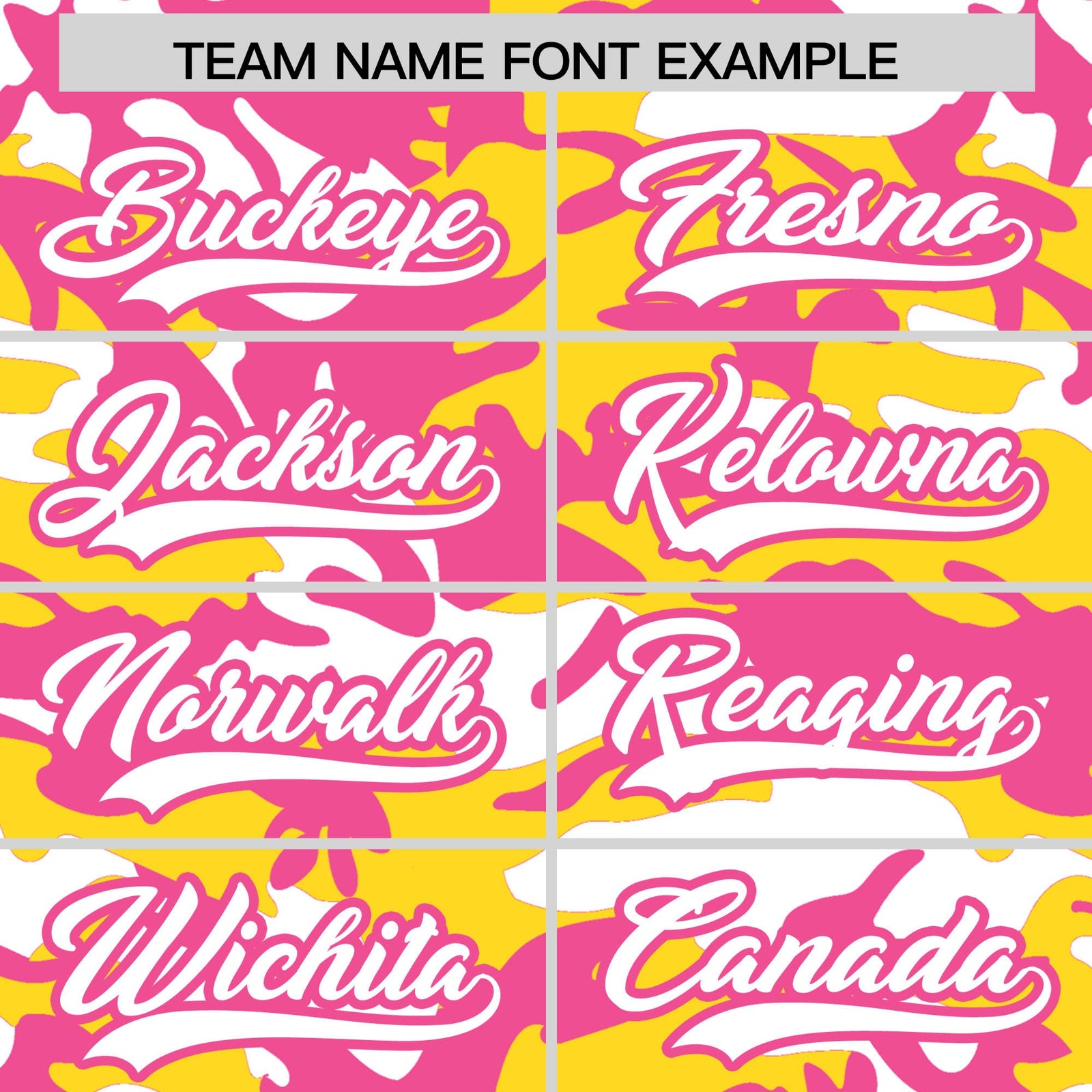 Custom Gold Pink White Camo Gradient Fashion Baseball Jersey | Perfect for Training,Sublimation Printed & Stitched,Add Name and Numbern,Perfect for Teams | KXKSHOP