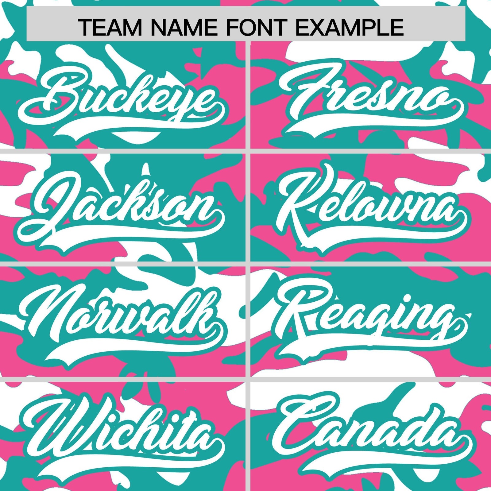 Custom Aqua Pink White Camo Gradient Fashion Baseball Jersey | Perfect for Training,Sublimation Printed & Stitched,Add Name and Numbern,Perfect for Teams | KXKSHOP