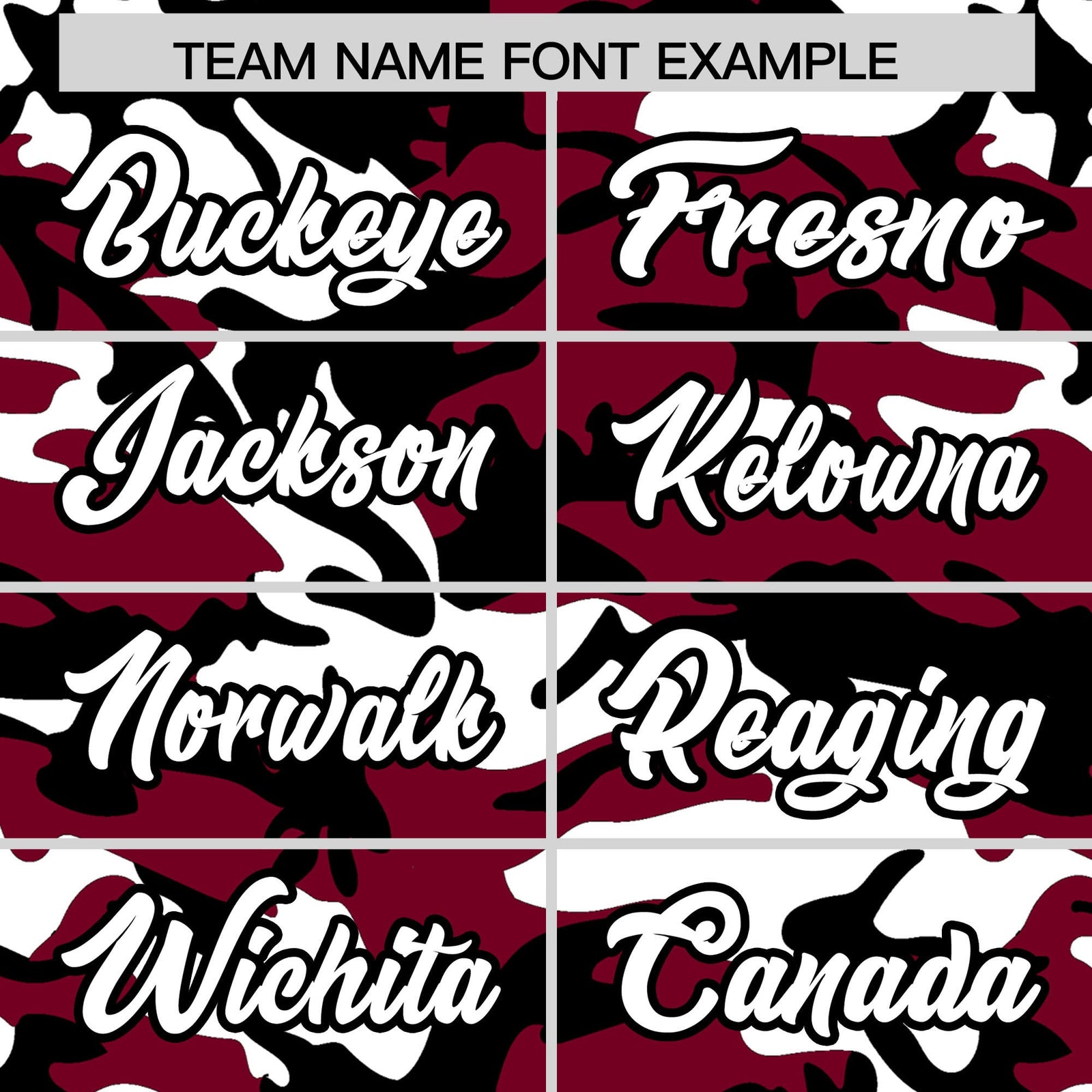 Custom Crimson Black White Camo Gradient Fashion Baseball Jersey | Perfect for Training,Sublimation Printed & Stitched,Add Name and Numbern,Perfect for Teams | KXKSHOP