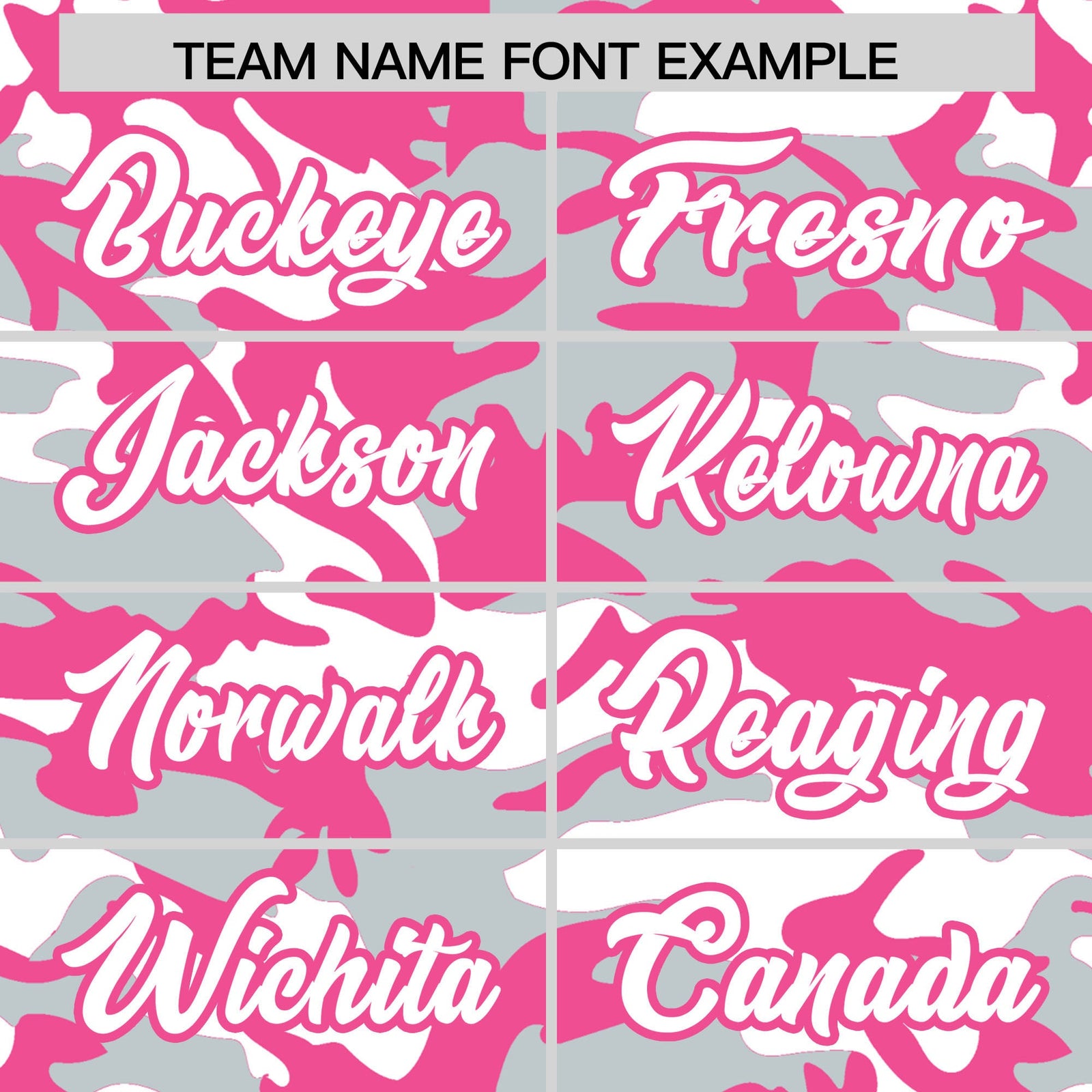 Custom Silver White Pink Camo Gradient Fashion Baseball Jersey | Perfect for Training,Sublimation Printed & Stitched,Add Name and Numbern,Perfect for Teams | KXKSHOP