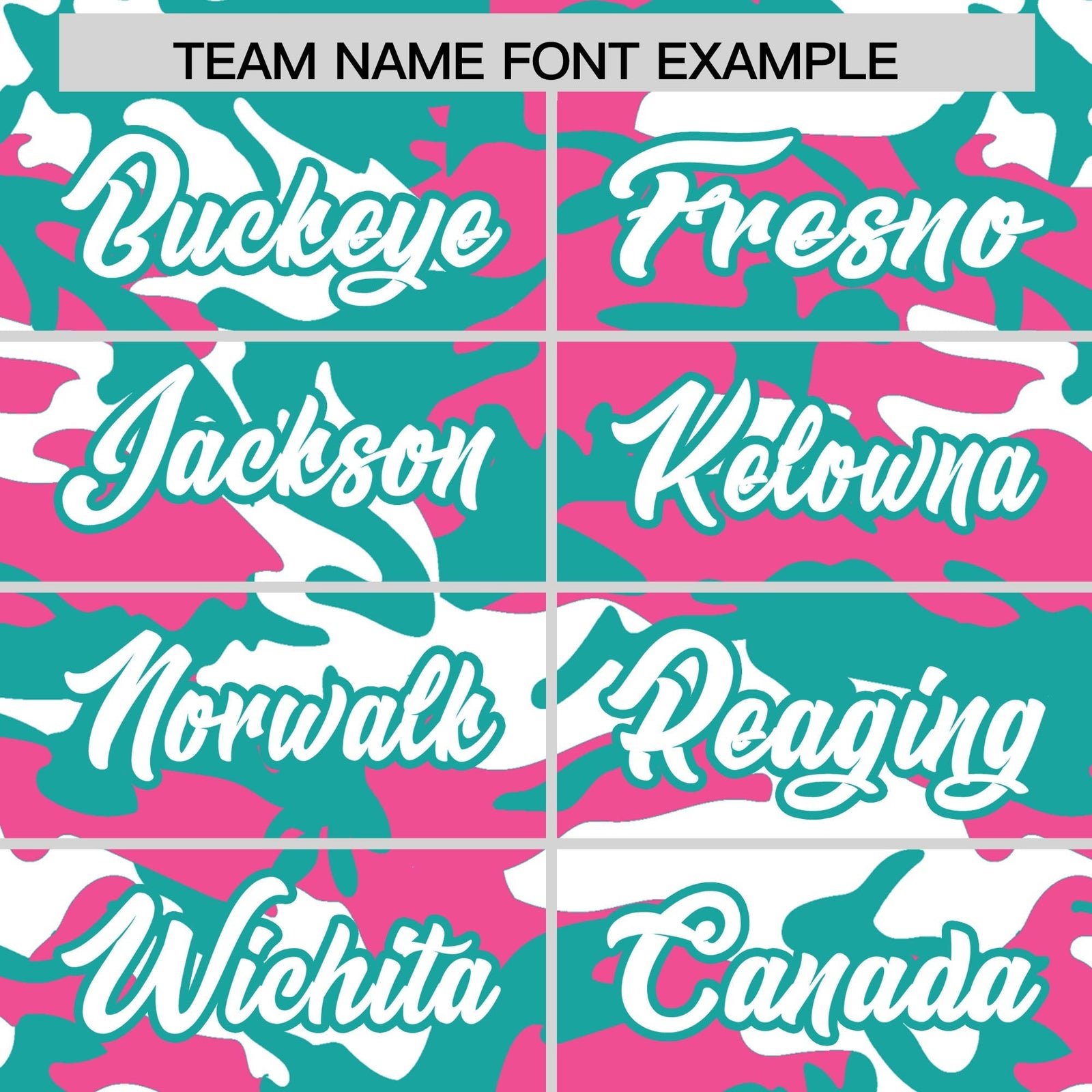 Custom Aqua Pink White Camo Gradient Fashion Baseball Jersey | Perfect for Training,Sublimation Printed & Stitched,Add Name and Numbern,Perfect for Teams | KXKSHOP