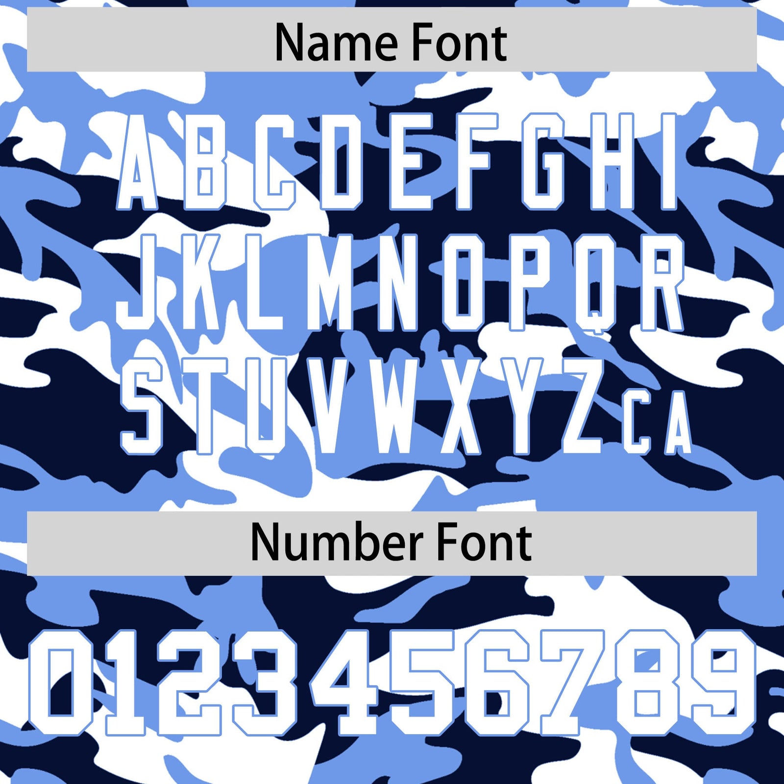 Custom Navy Light Blue White Camo Gradient Fashion Baseball Jersey | Perfect for Training,Sublimation Printed & Stitched,Add Name and Numbern,Perfect for Teams | KXKSHOP
