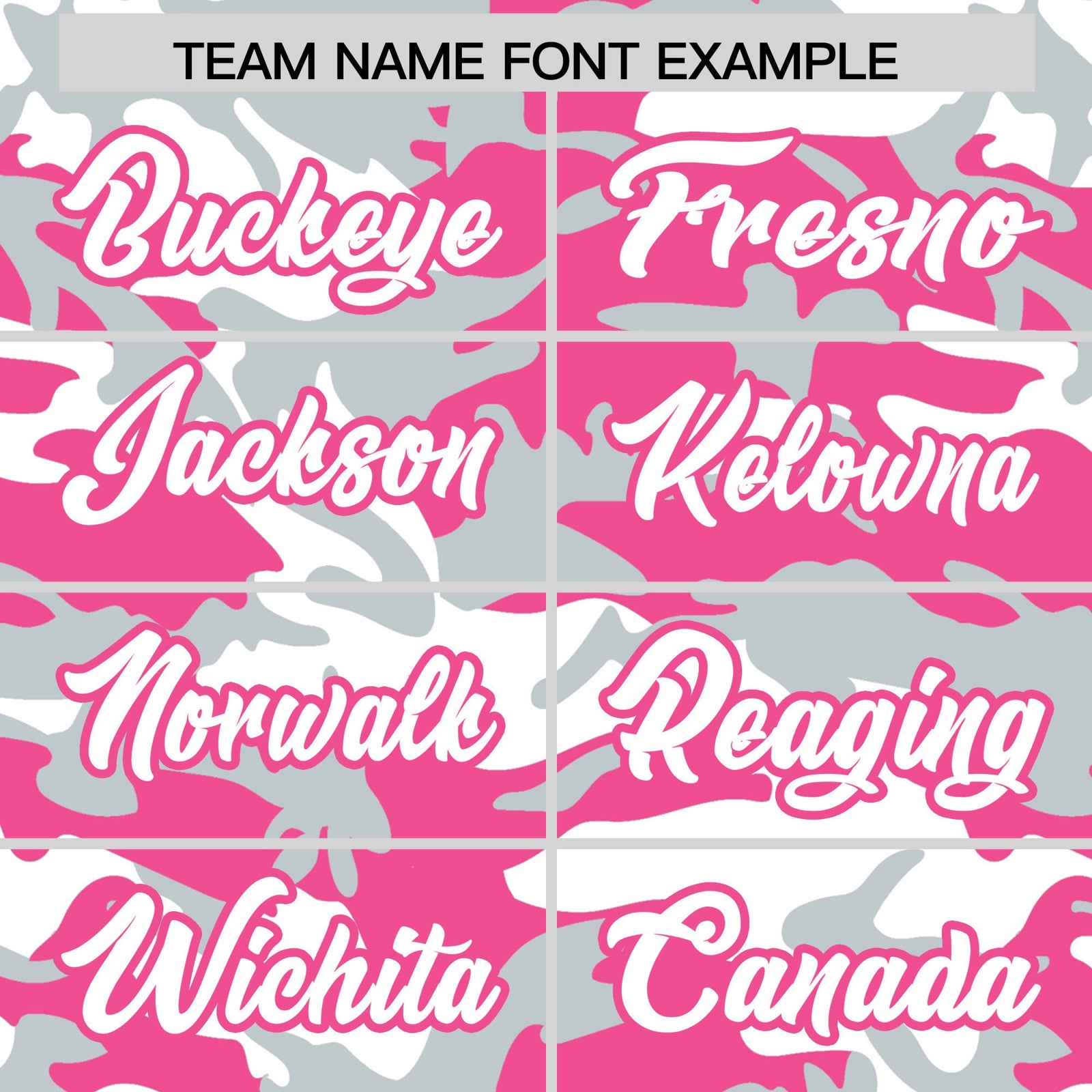 Custom Pink Silver White Camo Gradient Fashion Baseball Jersey | Perfect for Training,Sublimation Printed & Stitched,Add Name and Numbern,Perfect for Teams | KXKSHOP