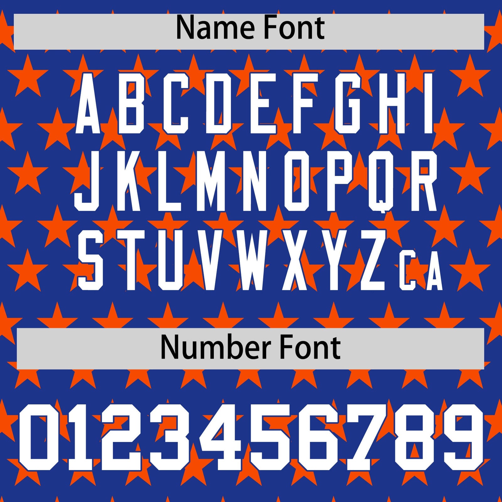 Custom Royal Blue Orange American Flag Graffiti Pattern Baseball Jersey| KXKSHOP