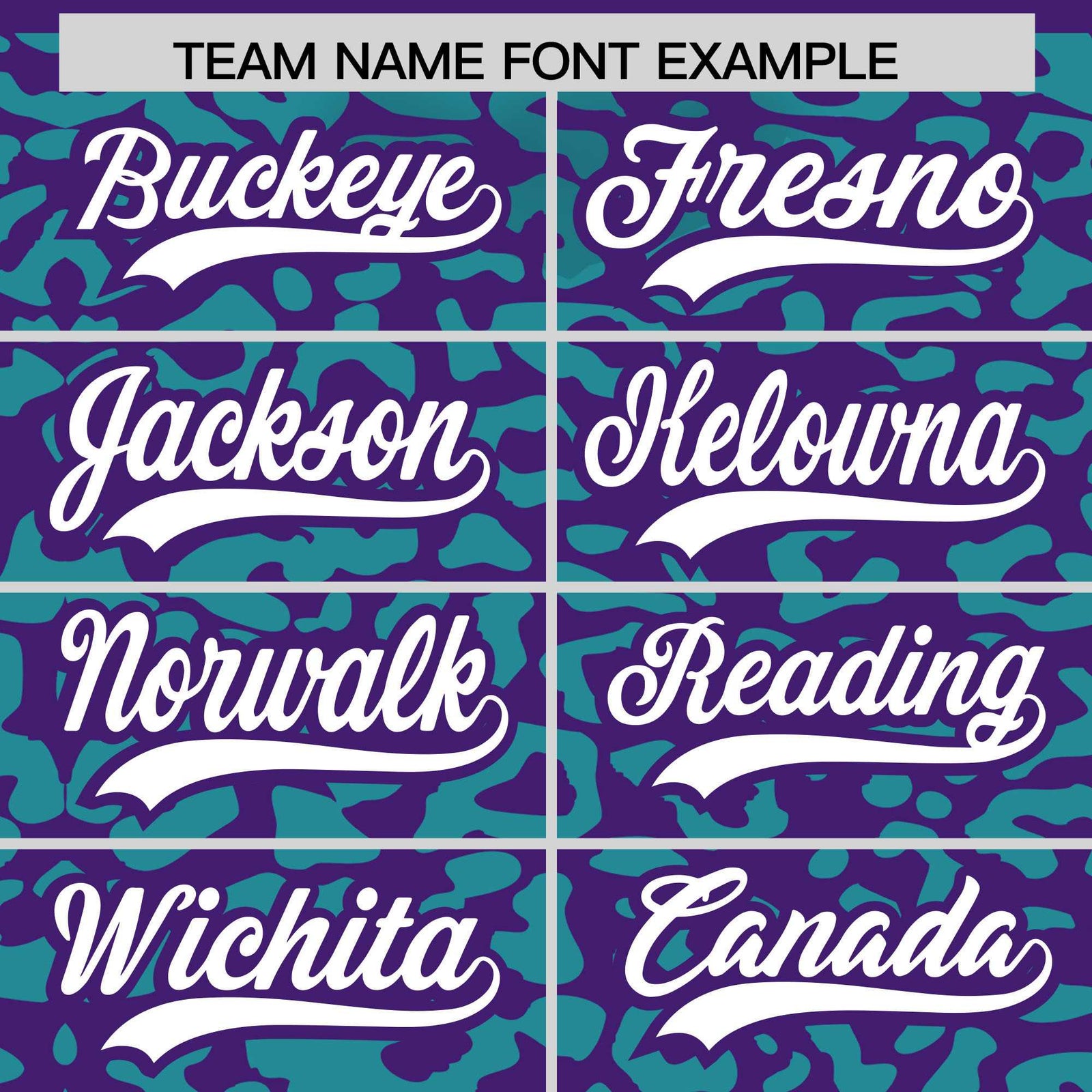 Custom Purple Aqua Leopard Print Pattern Authentic Baseball Jersey