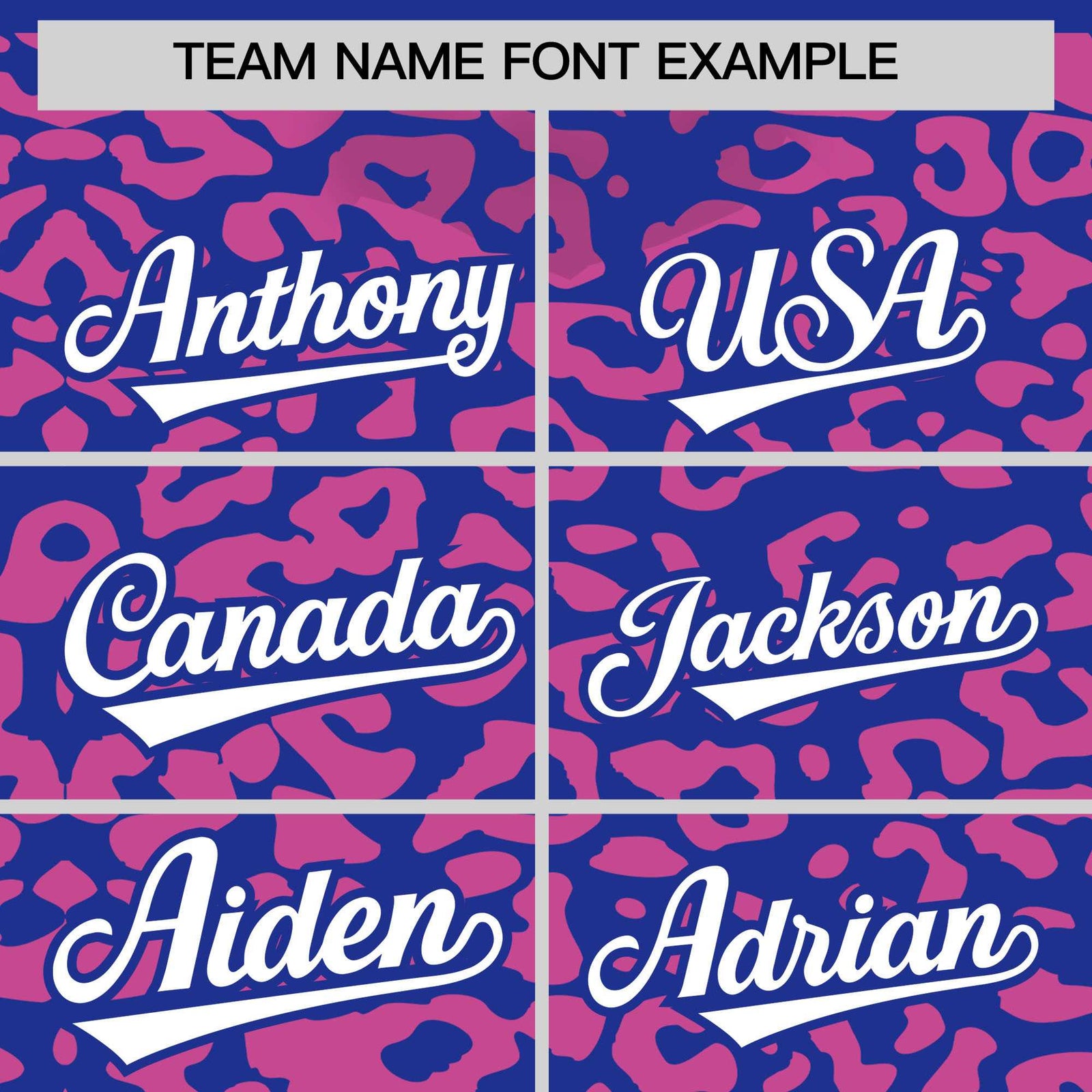 Custom Royal Pink Leopard Print Pattern Authentic Baseball Jersey