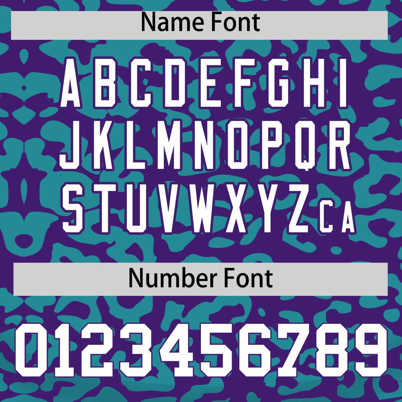 Custom Purple Aqua Leopard Print Pattern Authentic Baseball Jersey