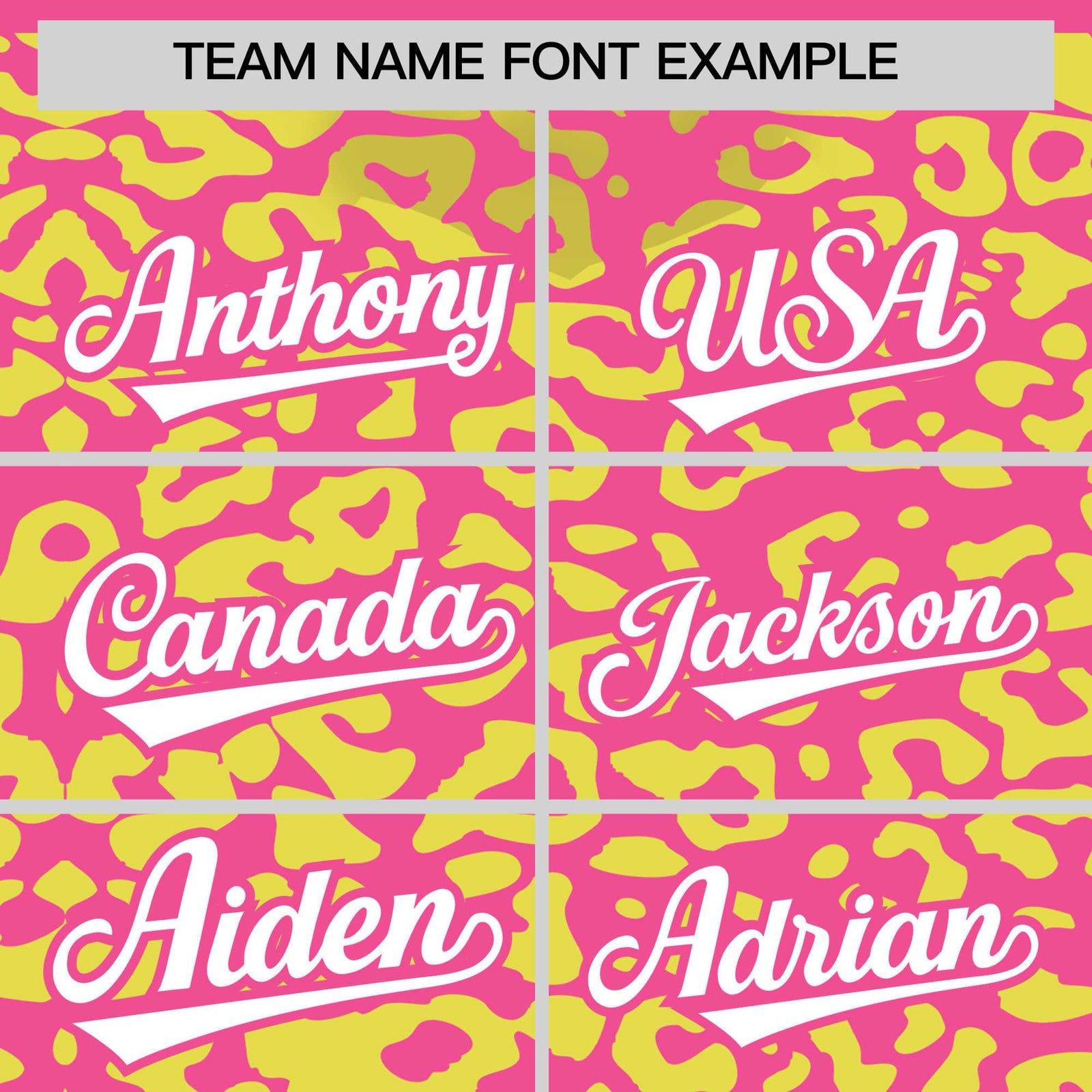 Custom Pink Fluorescent Green Leopard Print Pattern Authentic Baseball Jersey