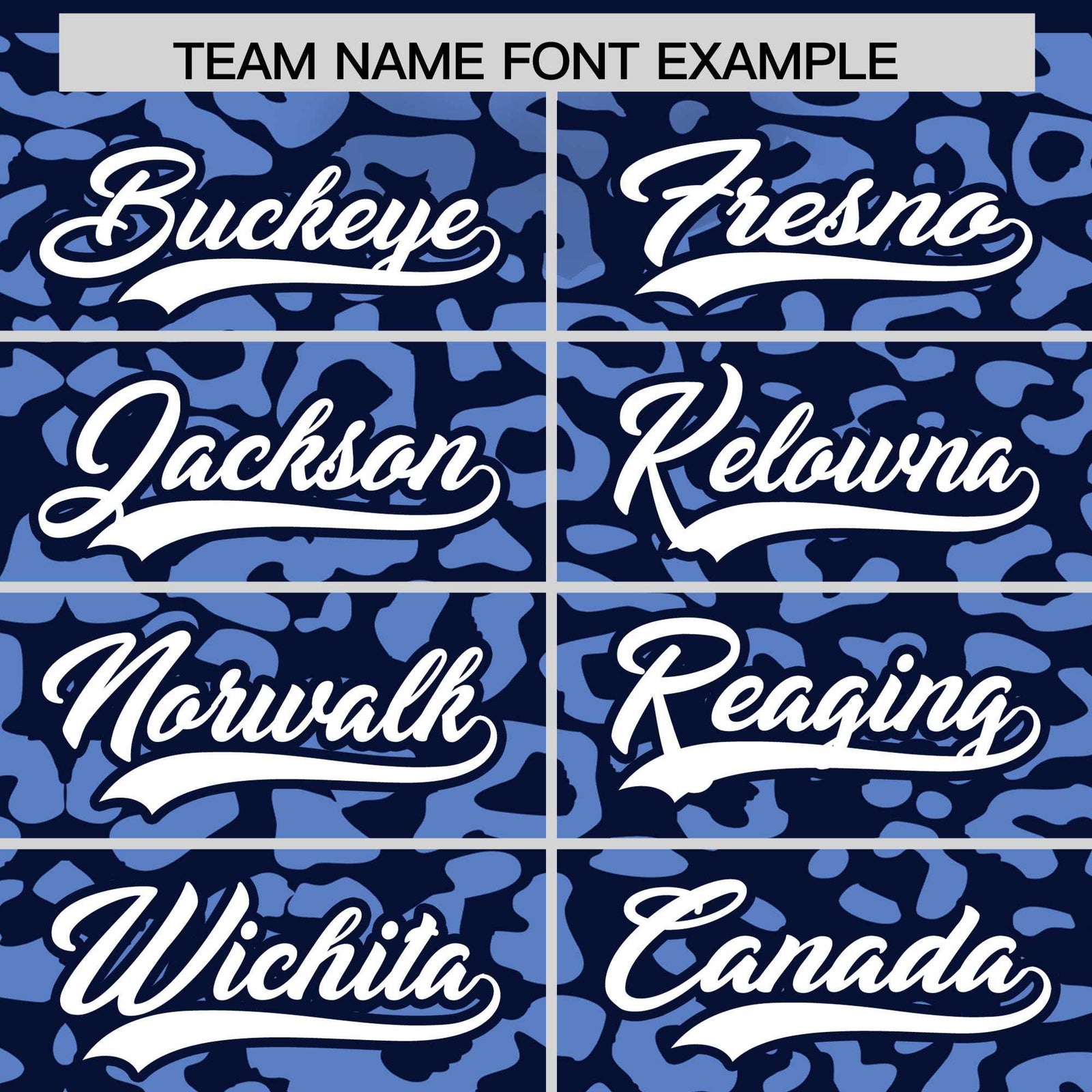 Custom Navy Light Blue Leopard Print Pattern Authentic Baseball Jersey