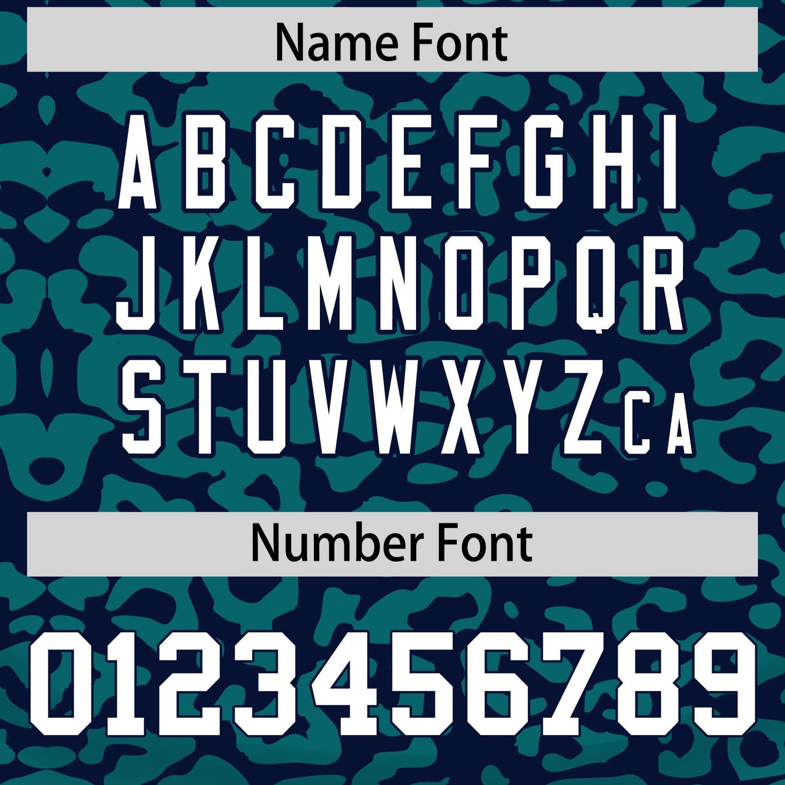 Custom Navy Aqua Leopard Print Pattern Authentic Baseball Jersey