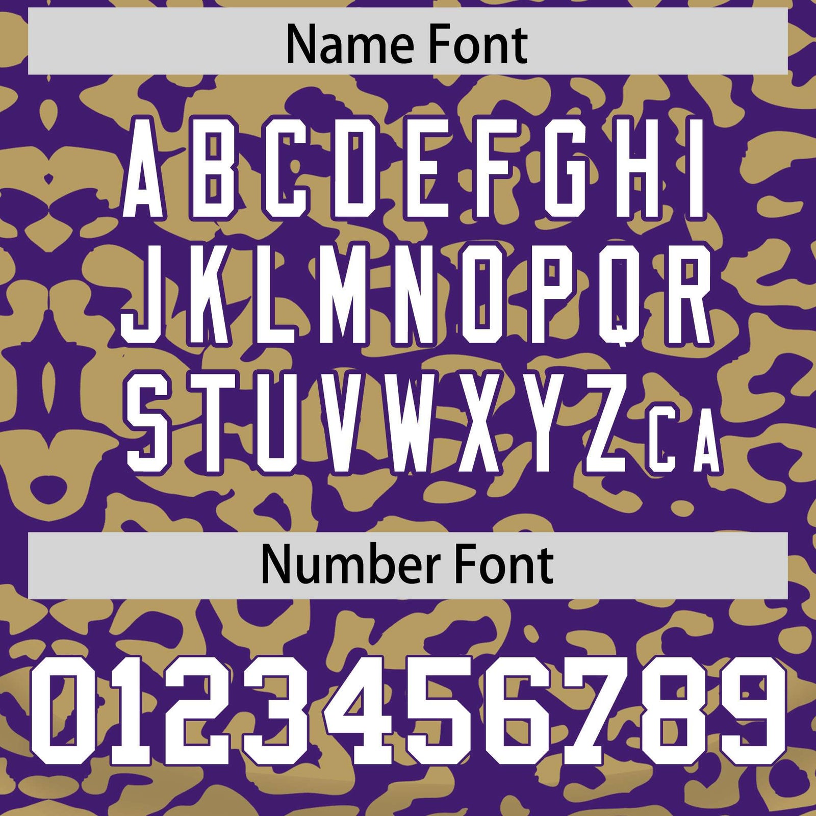 Custom Purple Old Gold Leopard Print Pattern Authentic Baseball Jersey