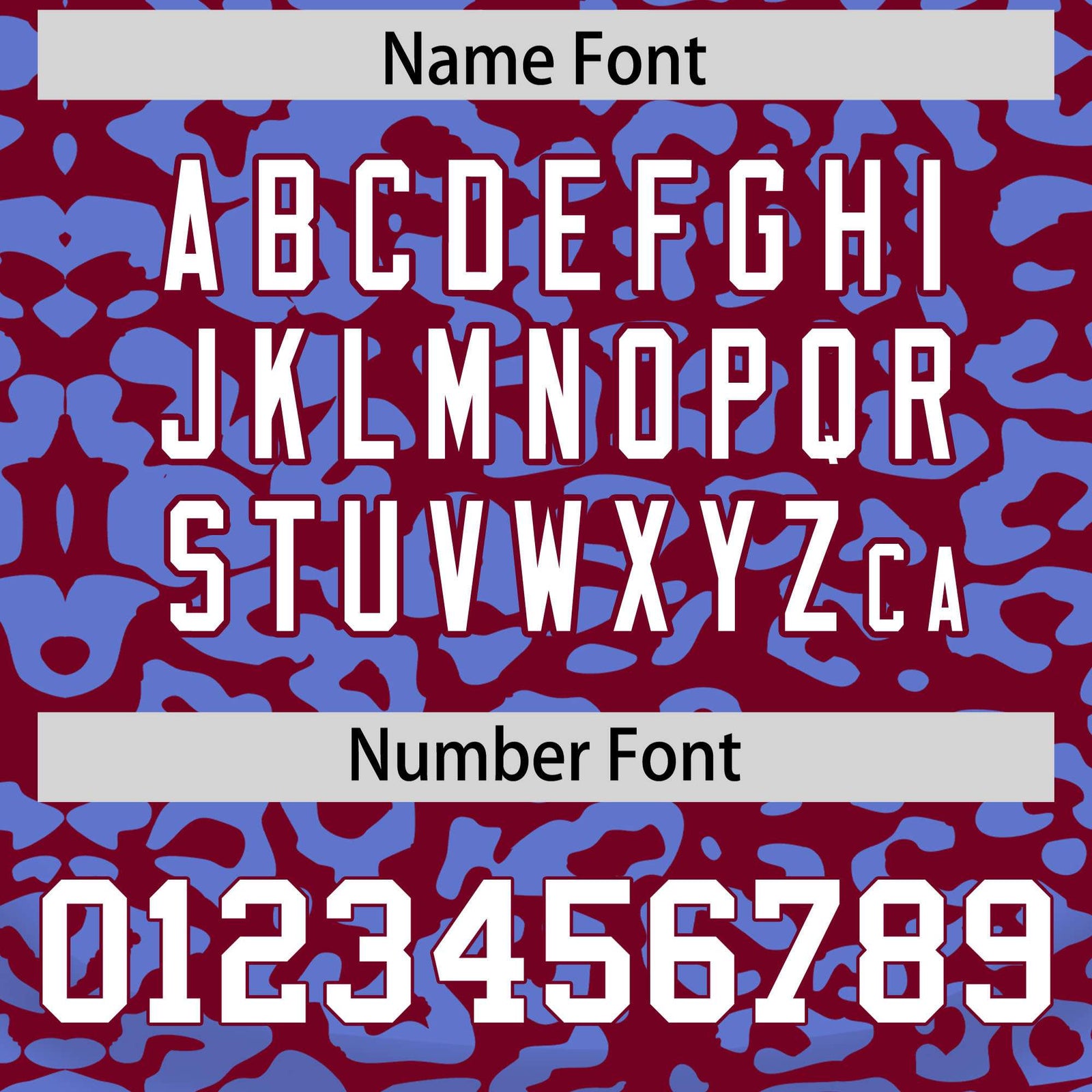 Custom Crimson Light Blue Leopard Print Pattern Authentic Baseball Jersey