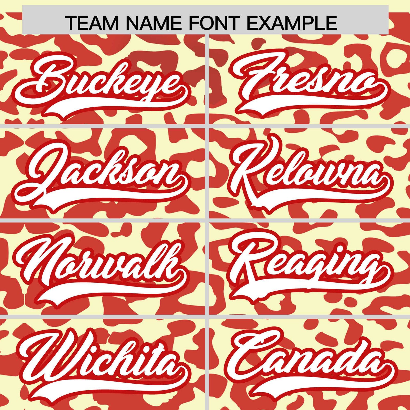 Custom Cream Red Leopard Print Pattern Authentic Baseball Jersey