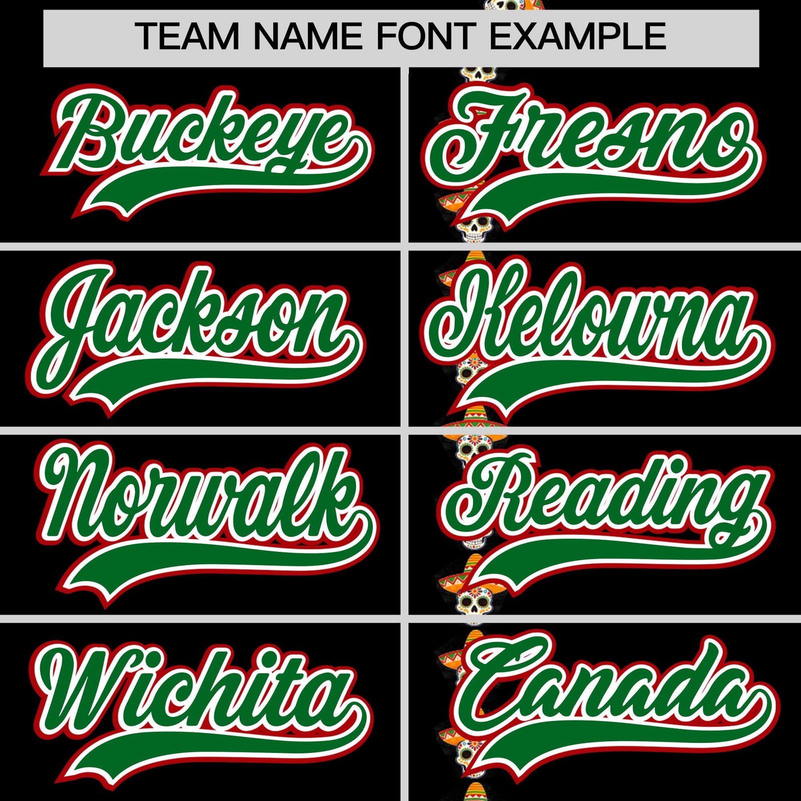 Custom Black Kelly Green White Graffiti Pattern Mexican style Stretch Fabric Baseball Jersey| KXKSHOP