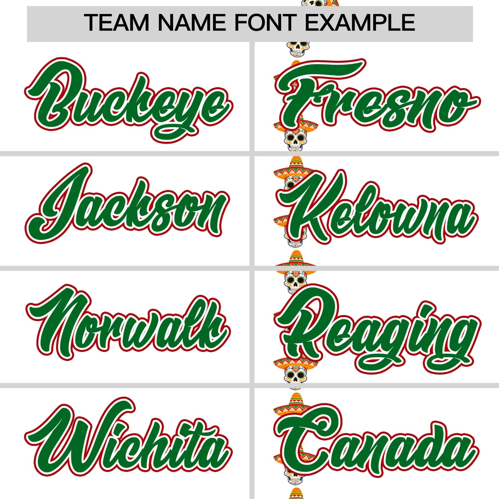 Custom White Kelly Green Red Graffiti Pattern Mexican style Stretch Fabric Baseball Jersey| KXKSHOP