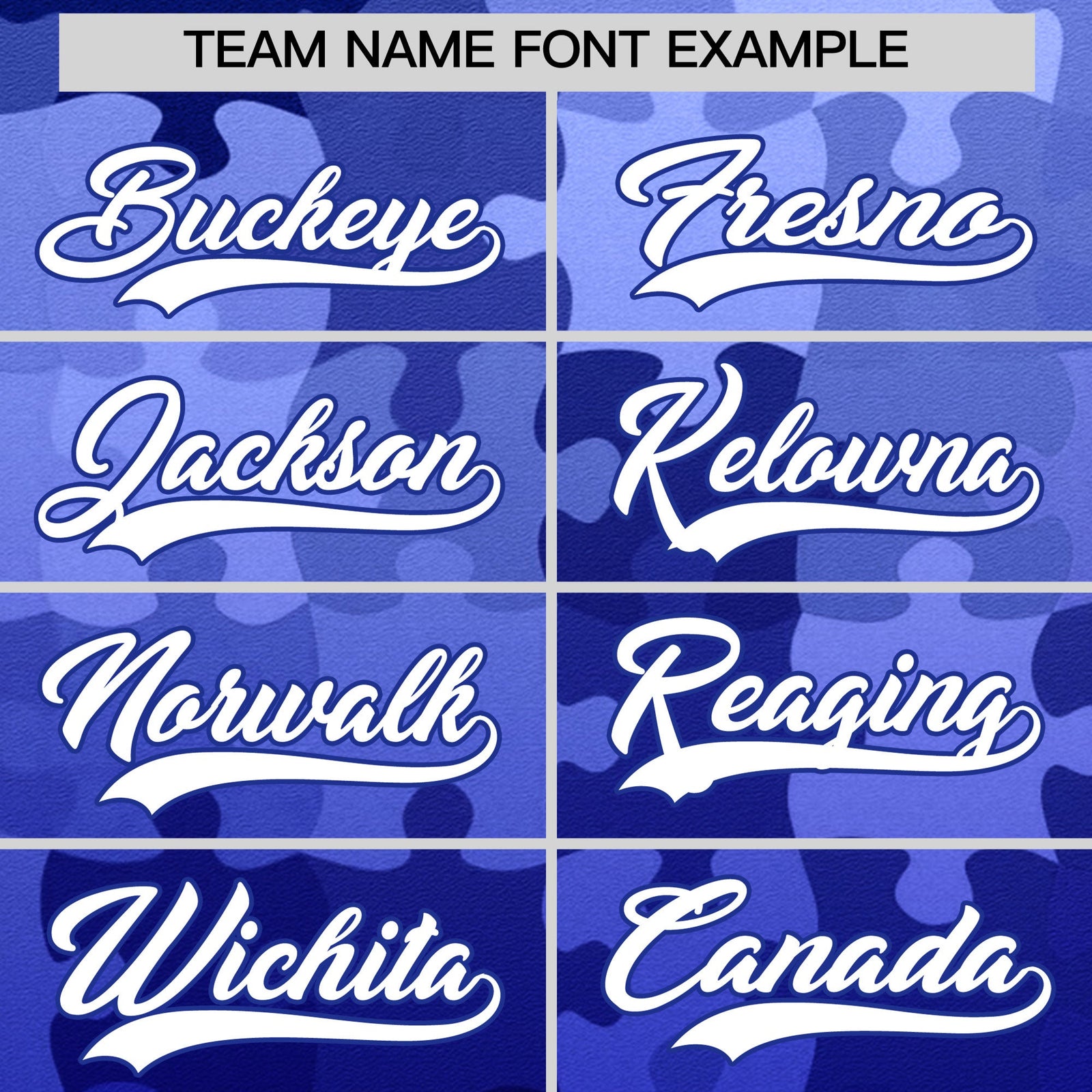 Custom White Royal Blue Puzzle Elements Baseball Jersey | Sublimation Printed & Stitched,Add Name and Numbern,Perfect for Teams | KXKSHOP