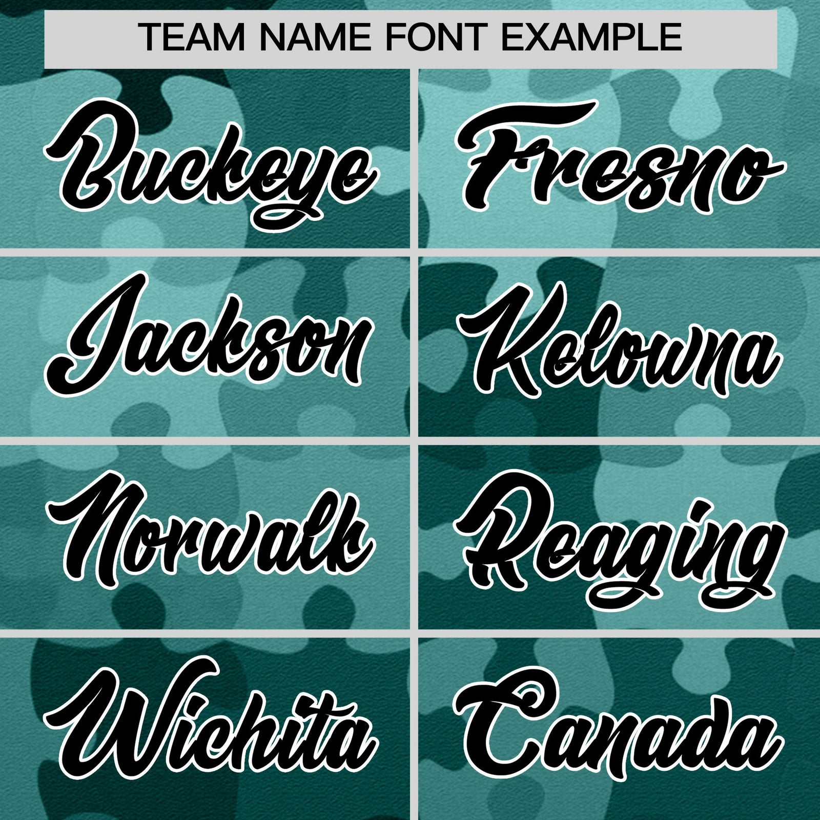 Custom Aqua Black White Puzzle Elements Baseball Jersey | Sublimation Printed & Stitched,Add Name and Numbern,Perfect for Teams | KXKSHOP