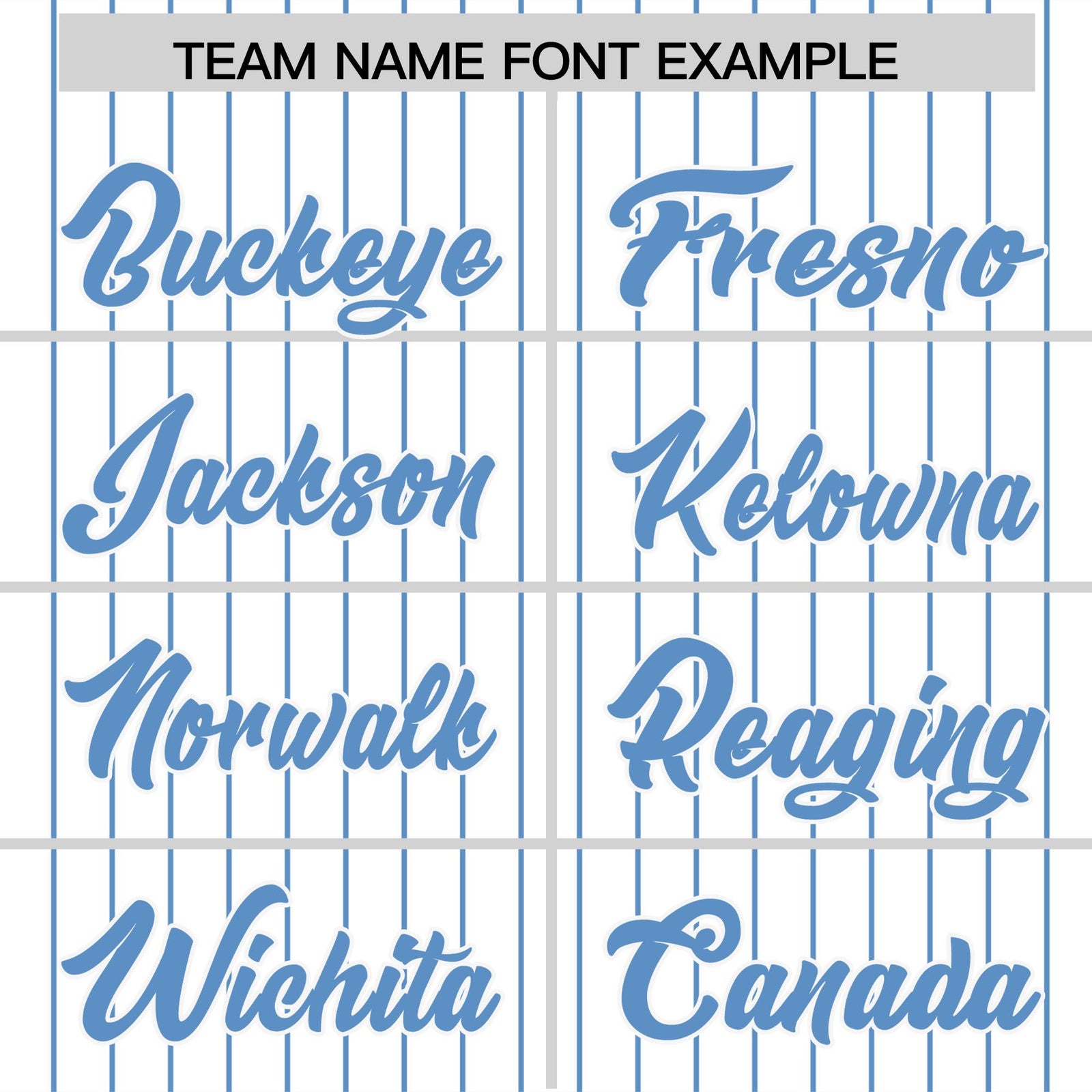 Custom White Light Blue Pinstripe Personalized Two-Tone Authentic Baseball Jersey