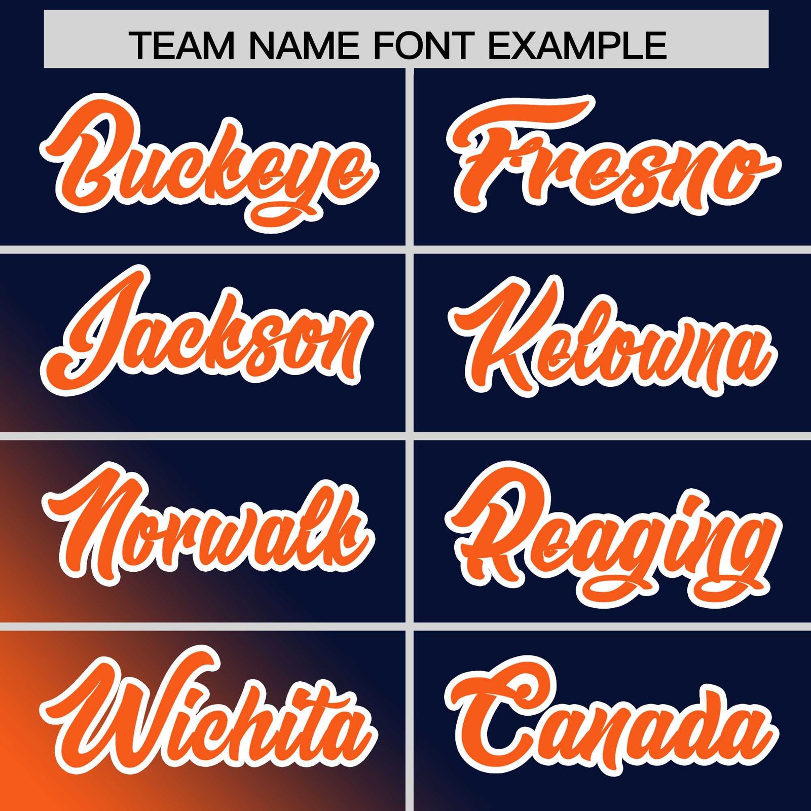 Custom Navy Orange Diagonal Stripe Personalized Gradient Fashion Baseball Jersey