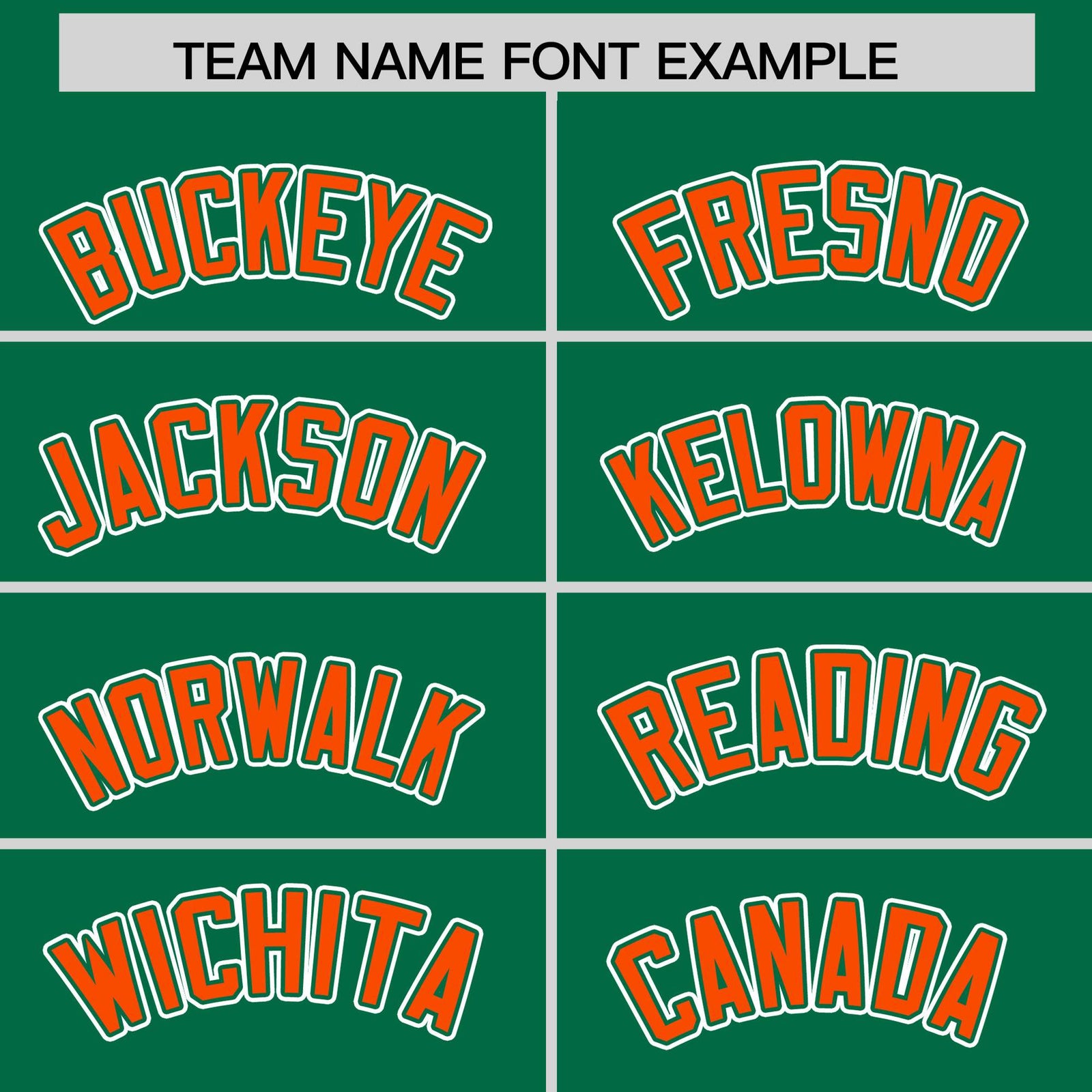 Custom Kelly Green Orange Contrast Raglan Sleeves Authentic Baseball Jersey