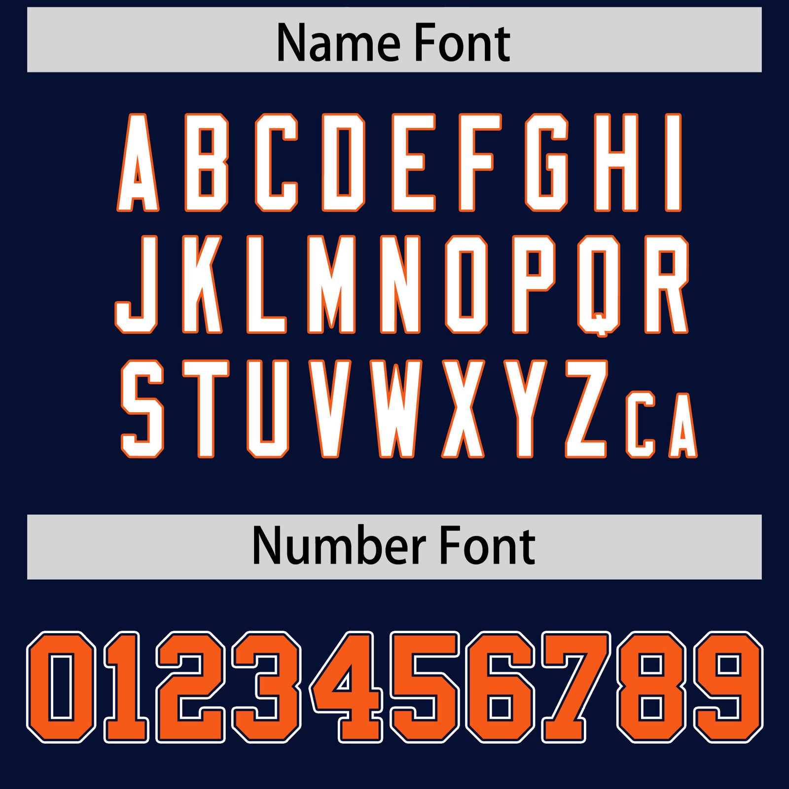 Custom Navy Orange Personalized Edge Color Block Authentic Baseball Jersey