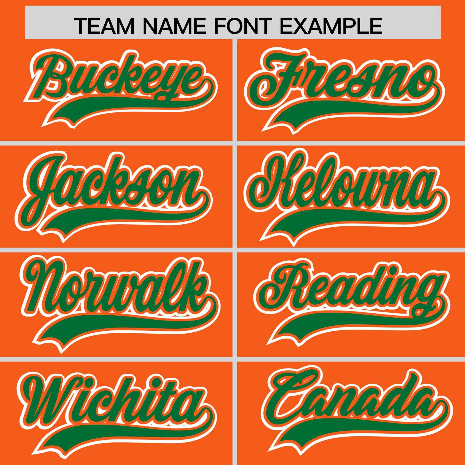 Custom Orange Kelly Green Personalized Edge Color Block Authentic Baseball Jersey