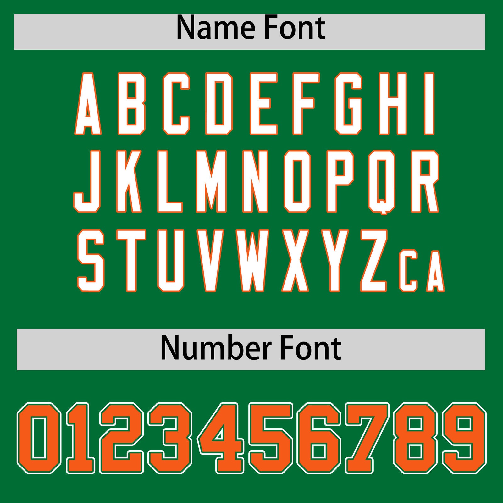 Custom Kelly Green Orange Personalized Edge Color Block Authentic Baseball Jersey