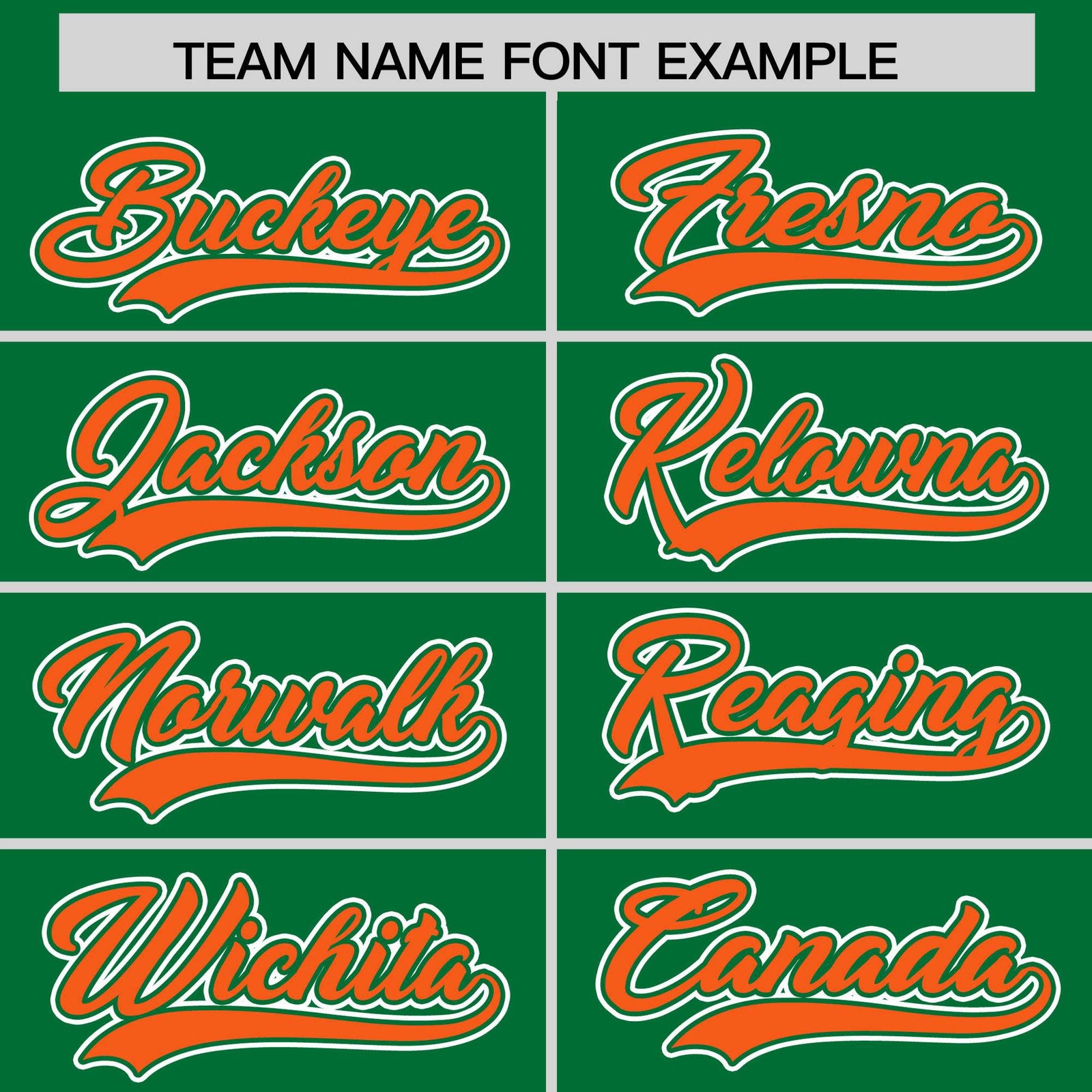 Custom Kelly Green Orange Personalized Edge Color Block Authentic Baseball Jersey