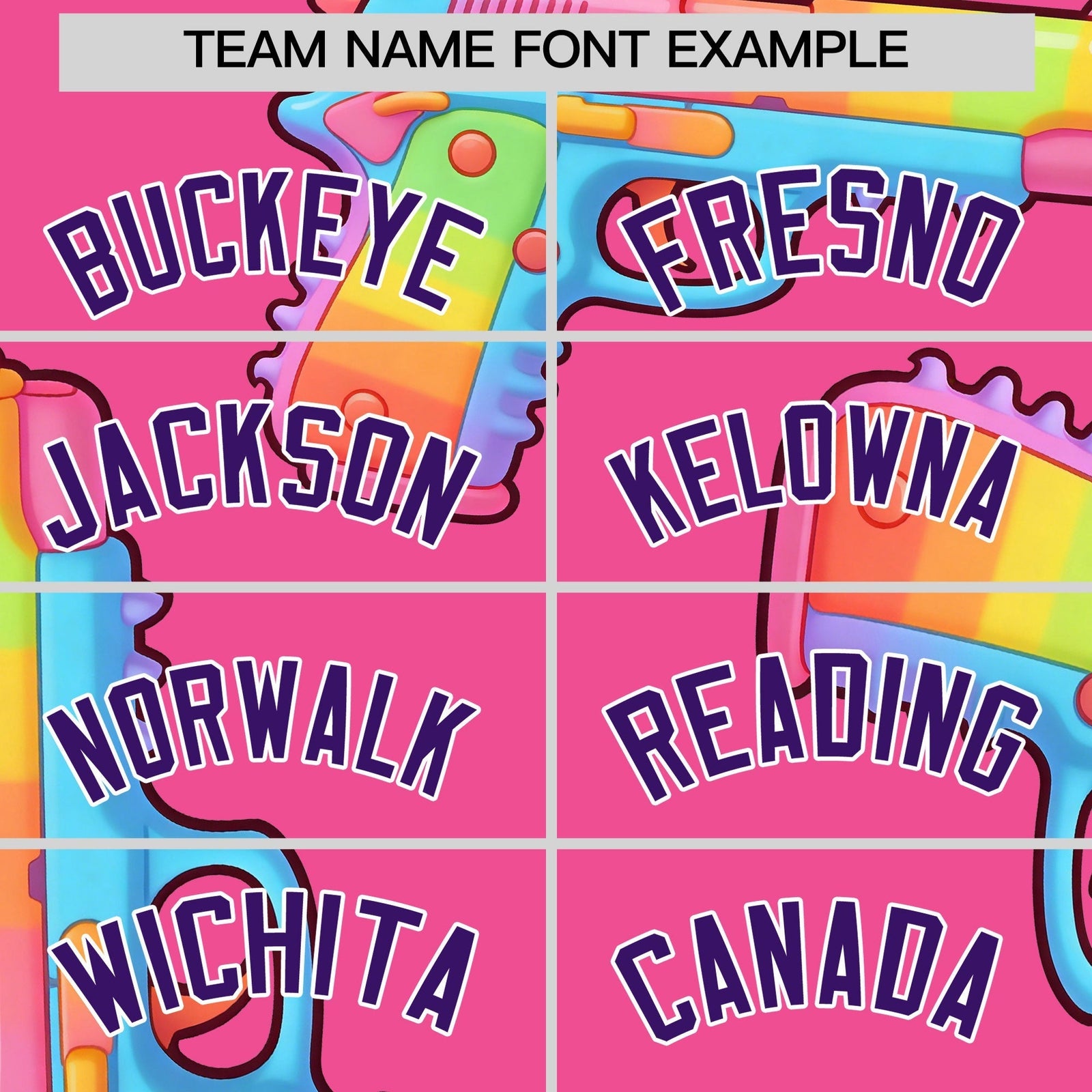 Custom Youth Baseball Jersey Pink Purple Sugar-Coated Firepower Graffiti Pattern Street Style