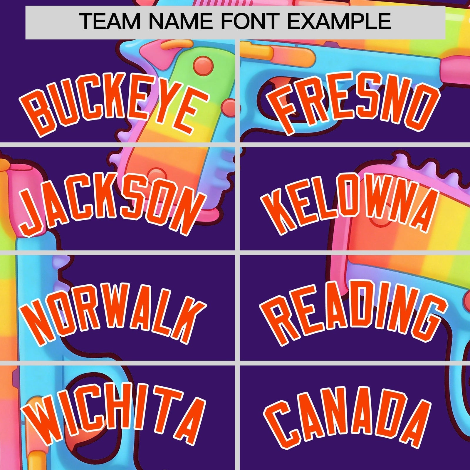 Custom Youth Baseball Jersey Purple Orange Sugar-Coated Firepower Graffiti Pattern Hip-hop